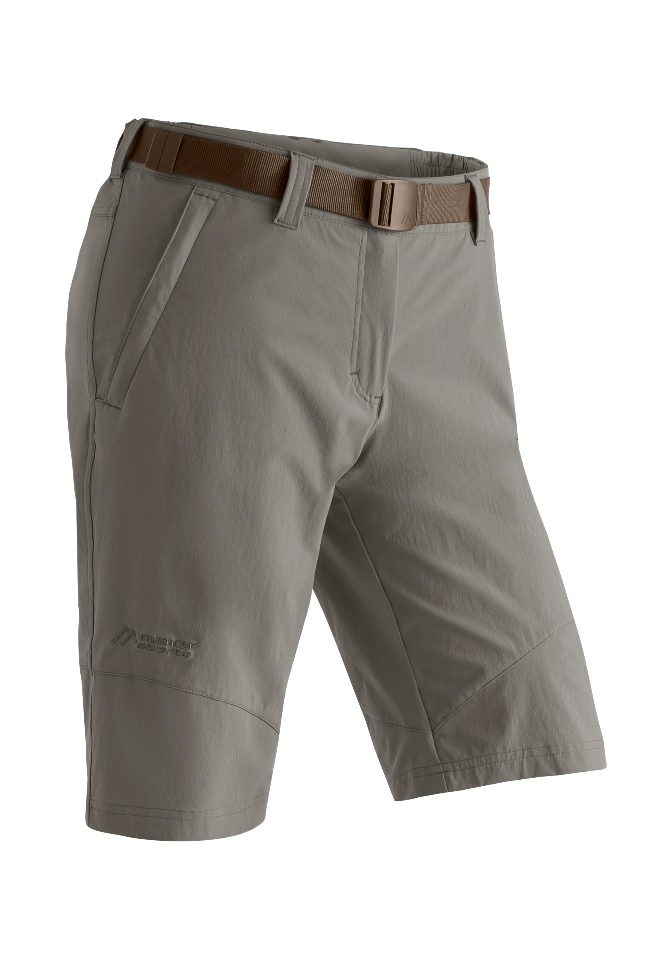 Maier Sports Funktionsshorts "Lawa", Damen Shorts, kurze Wanderhose, Outdoorhose mit 2 Taschen, Regular Fit