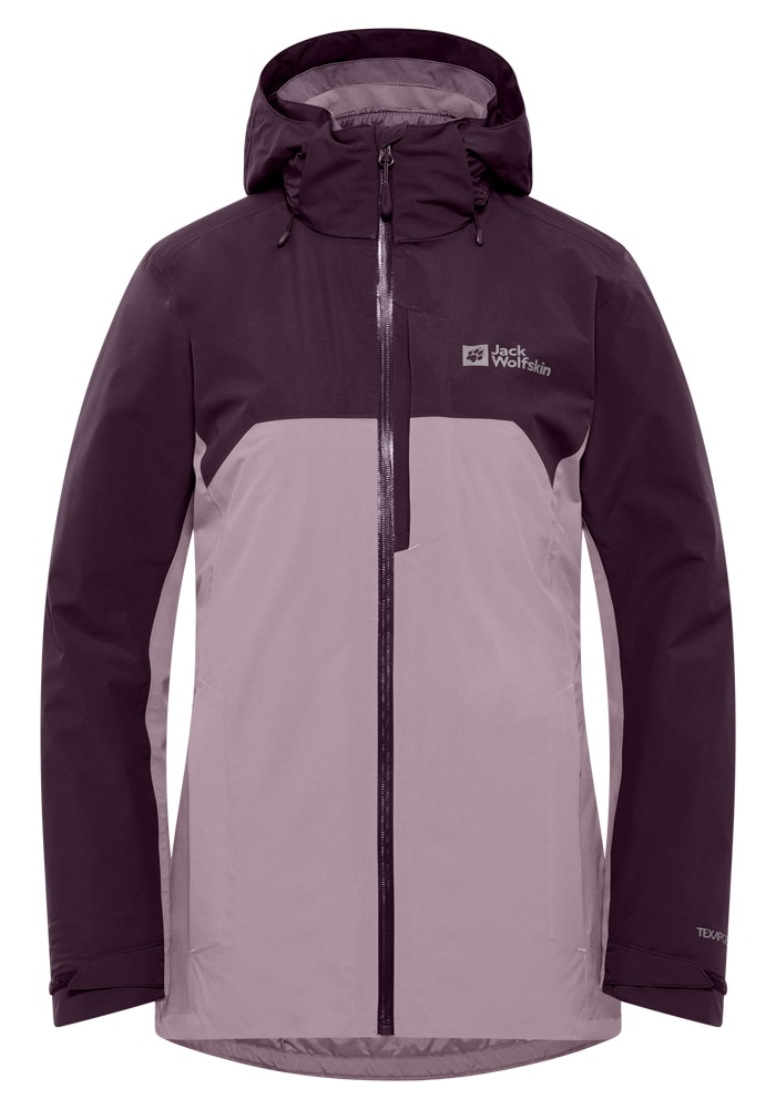 Jack Wolfskin 3-in-1-Funktionsjacke »HUNBERG 3IN1 JKT W«, mit Kapuze