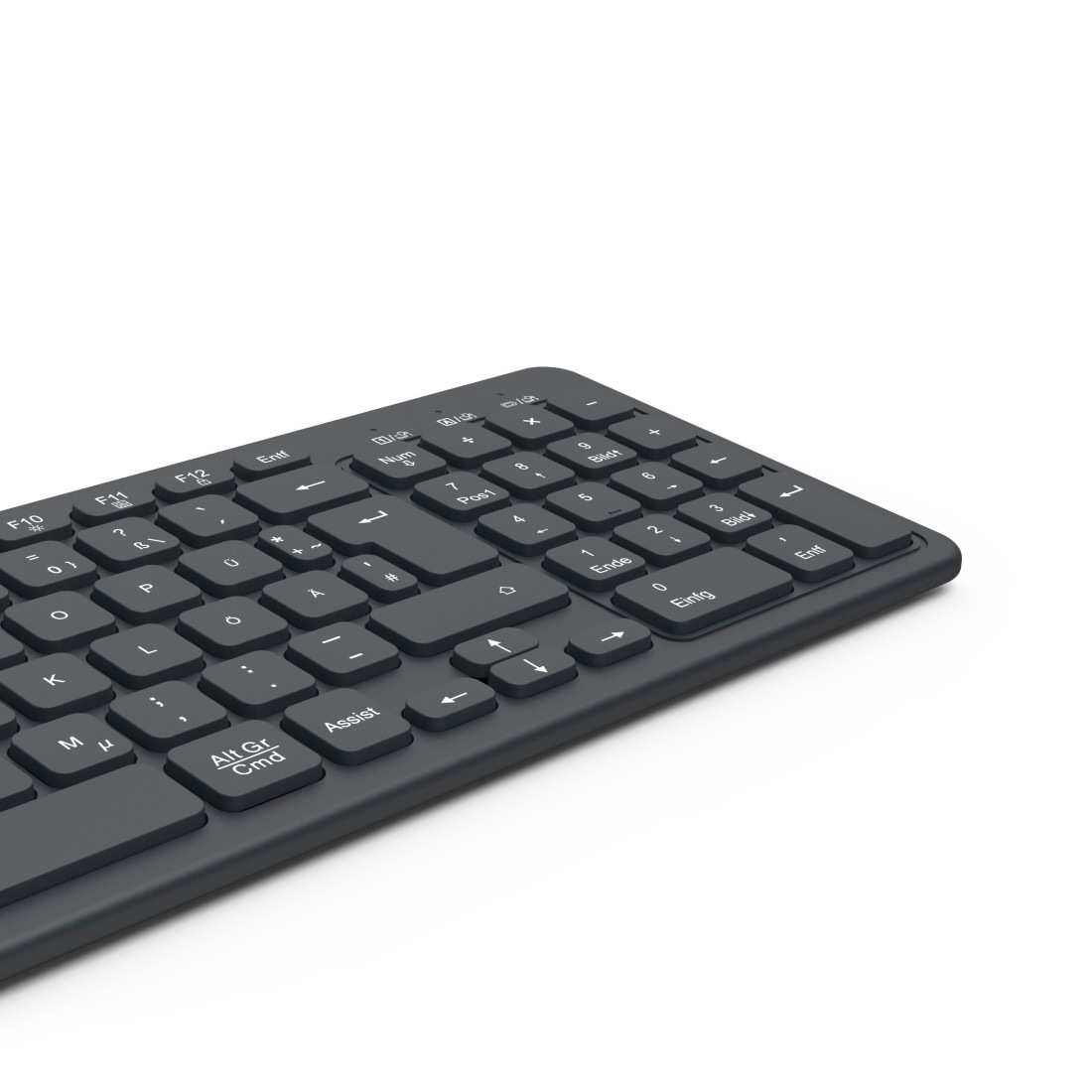Hama Tastatur »Tastatur WK-300 (kabellos, QUERTZ, Multi-Device)«