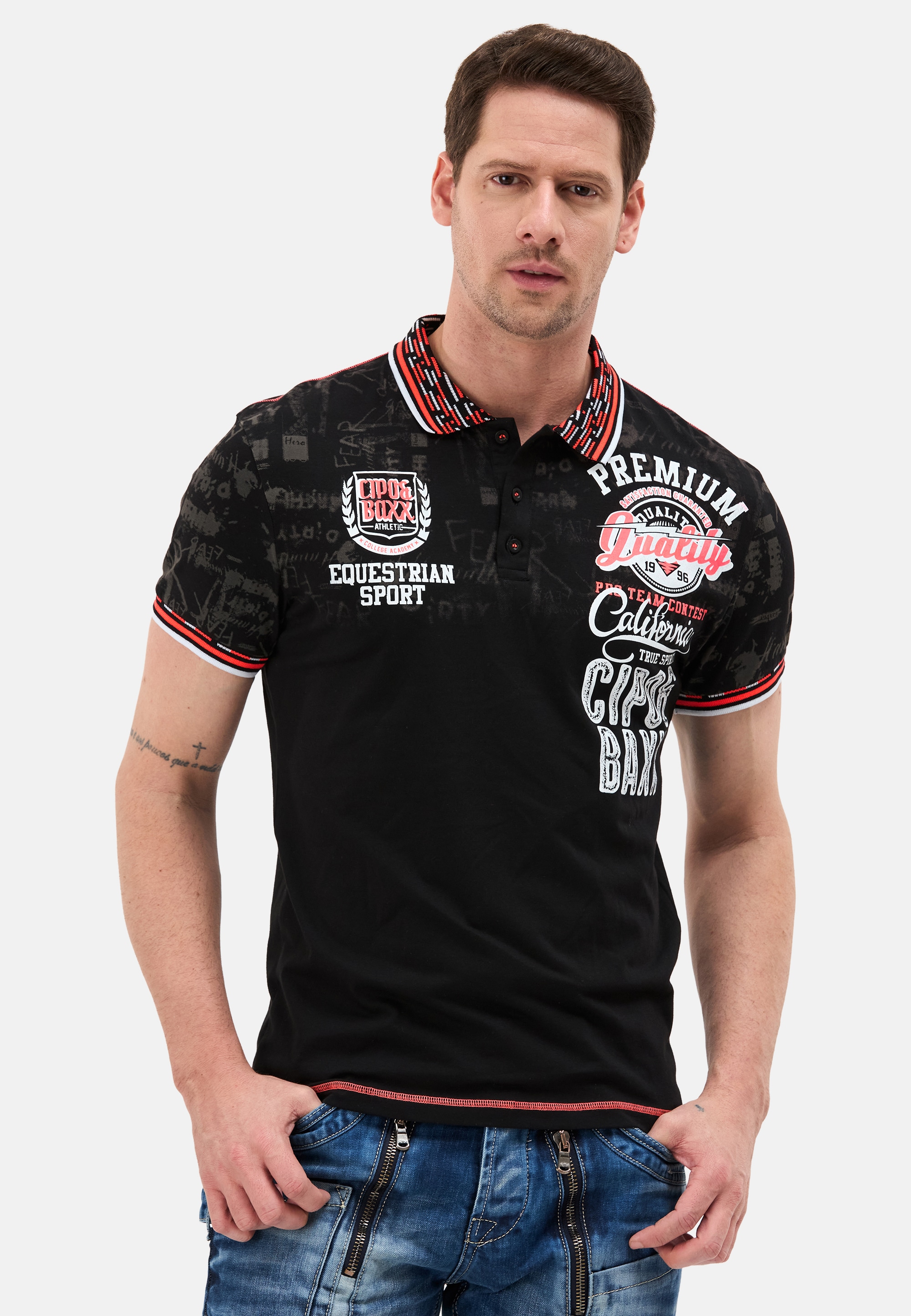 Cipo & Baxx Poloshirt günstig online kaufen