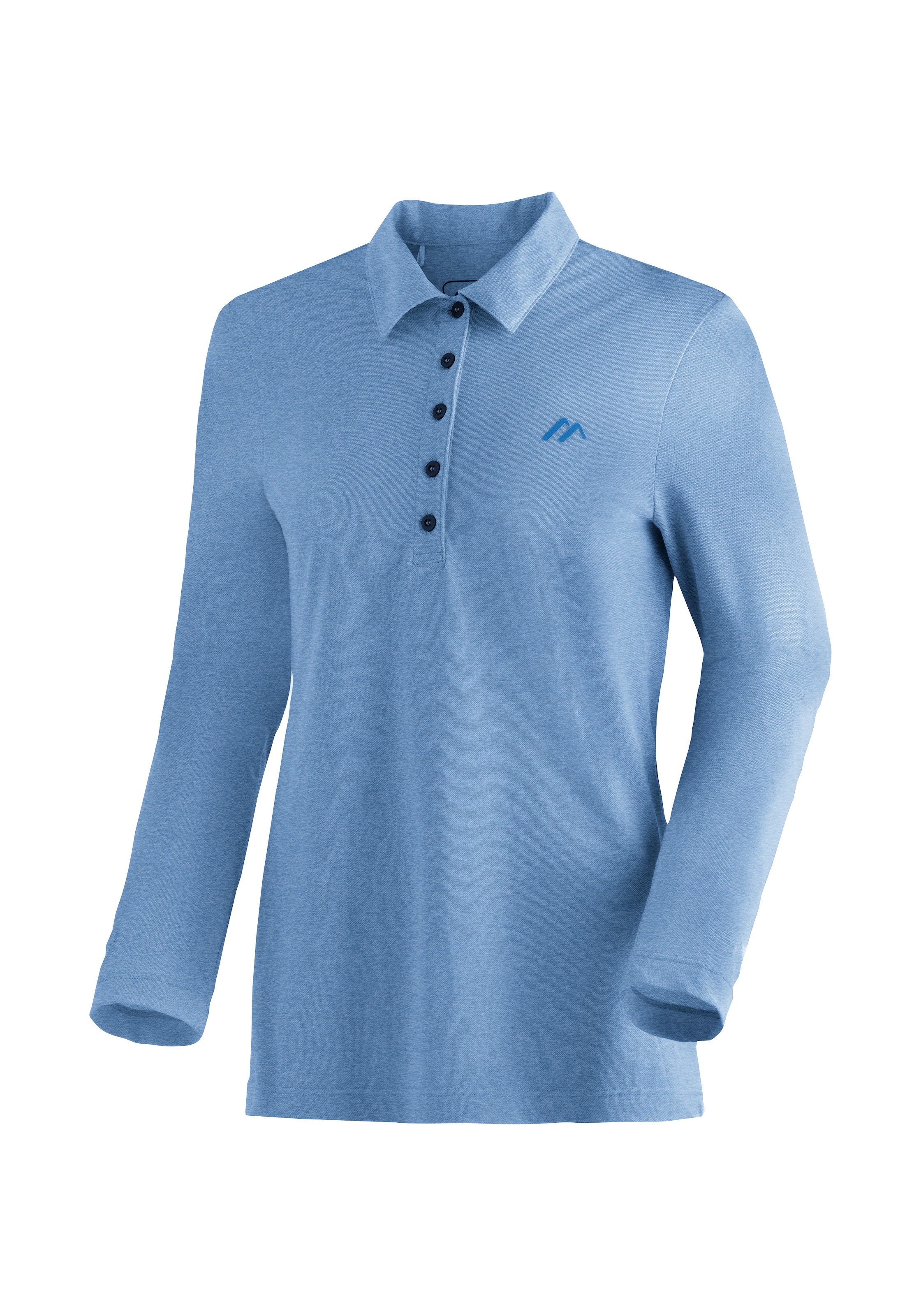 Maier Sports Langarm-Poloshirt "Long Piquee Polo W" günstig online kaufen