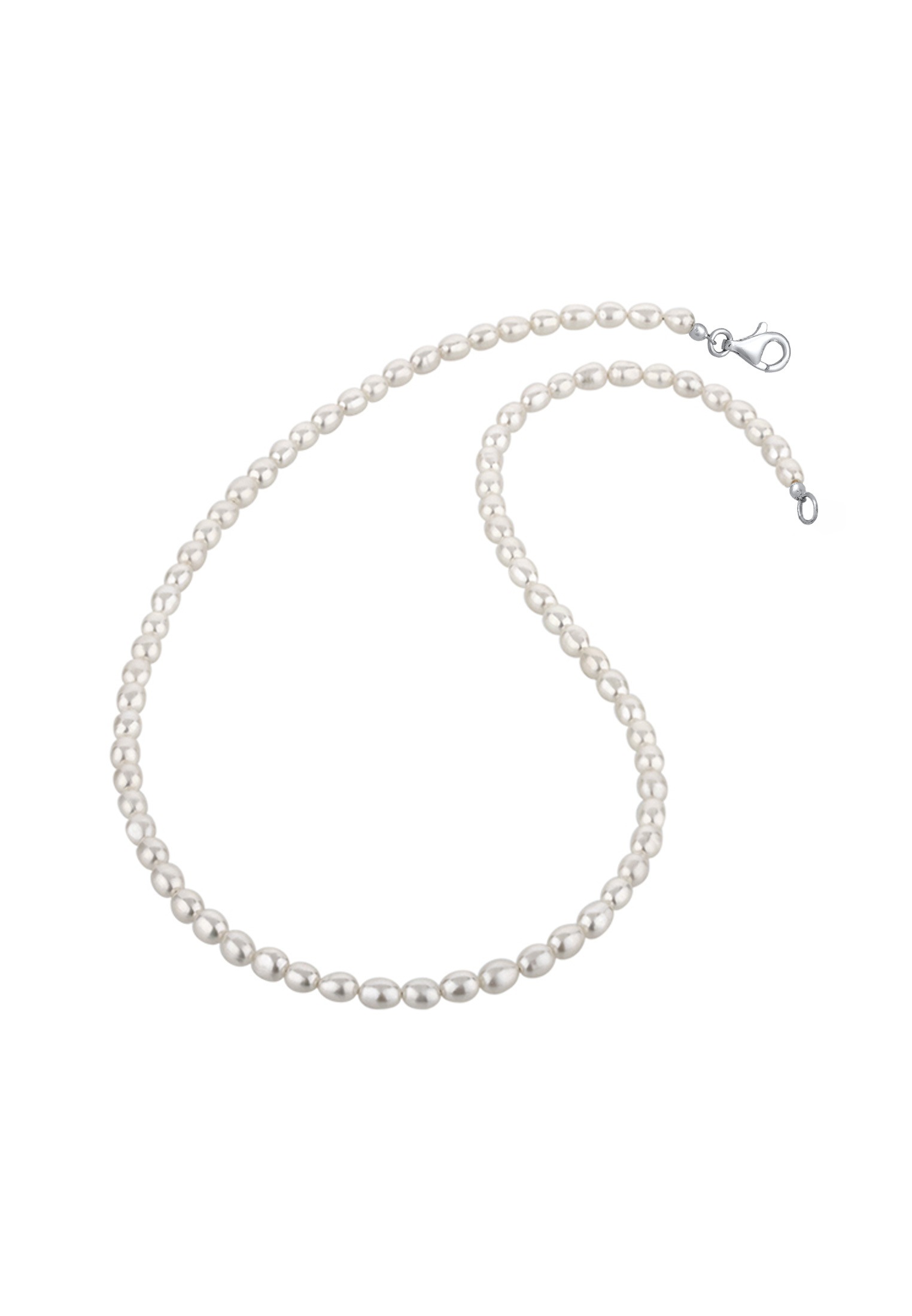 Nenalina Perlenkette »Zeitlos Klassik Süßwasserzuchtperlen 925 Silber«