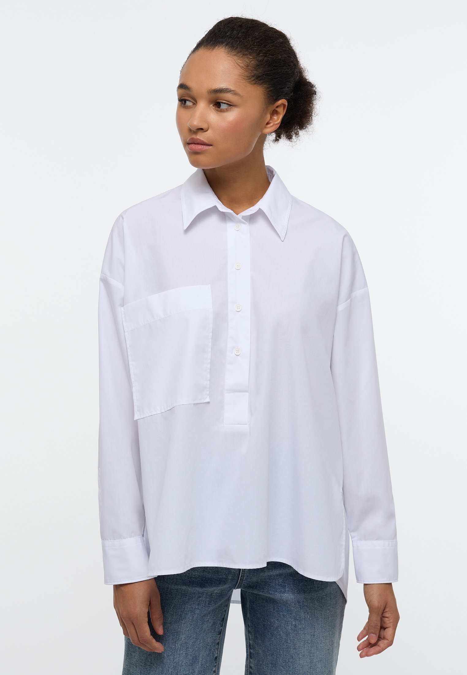 Eterna Longbluse "OVERSIZE FIT" günstig online kaufen