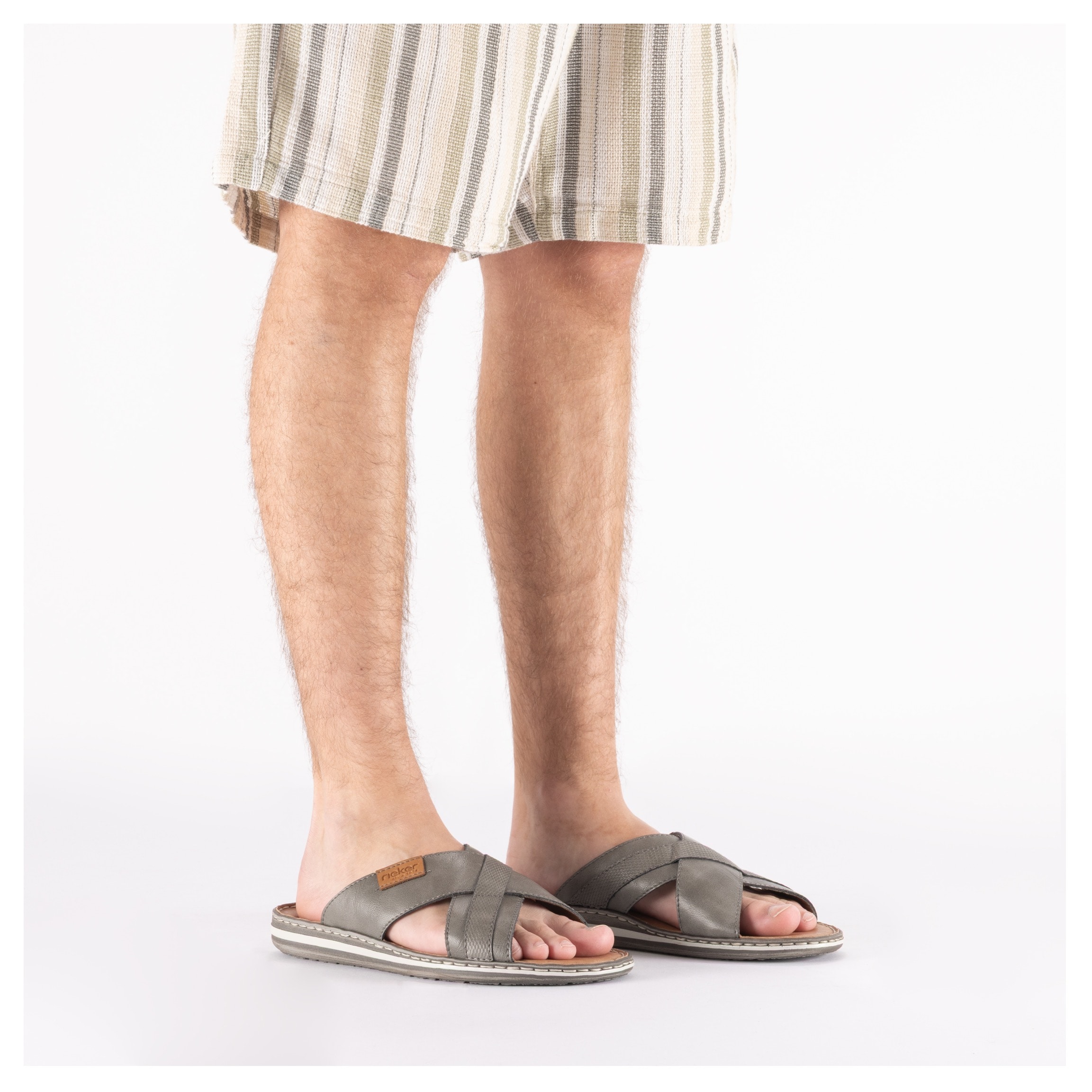 Rieker Pantolette  Sommerschuh, Strandschuh, Schlappen, Hausschuh mit Label
