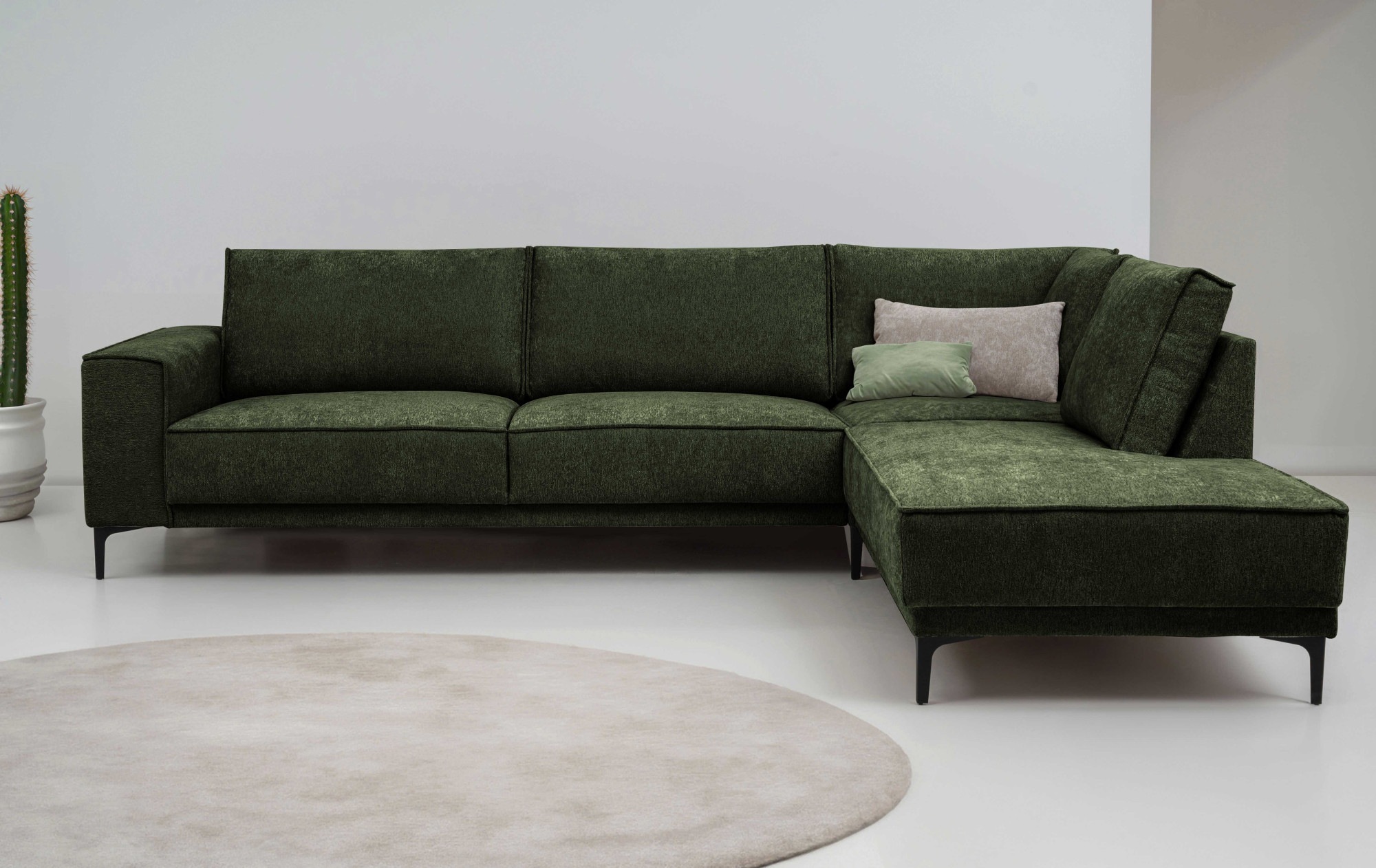 OTTO home Ecksofa "OLAND L-Form, B: 289 cm, Skandi-Design" Struktur, Flachg günstig online kaufen