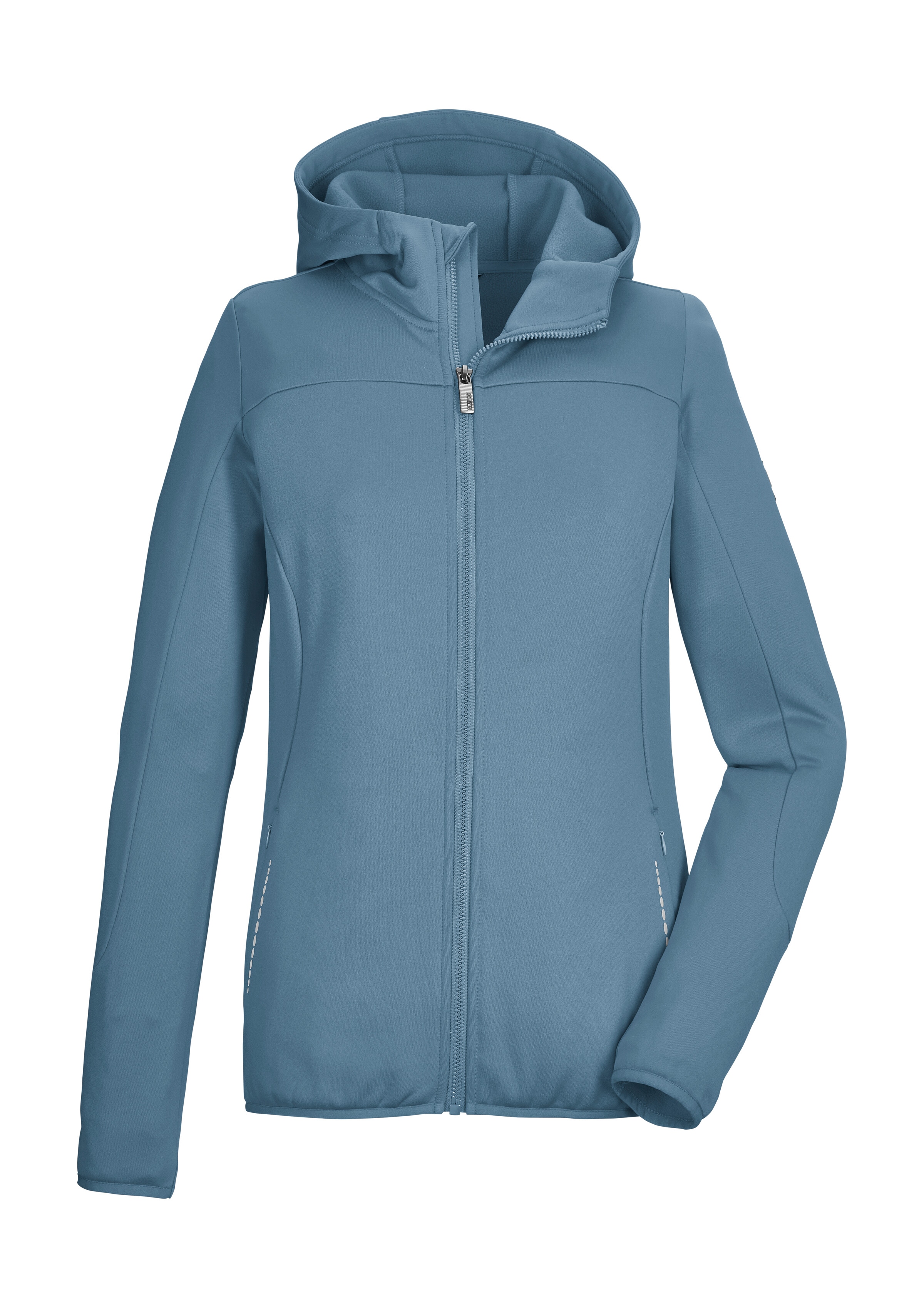 Killtec Strickjacke "KOW 7 WMN FLX JCKT" Sportliche Damenjacke, Comfort-Stretch, Kinnschutz, Taschen