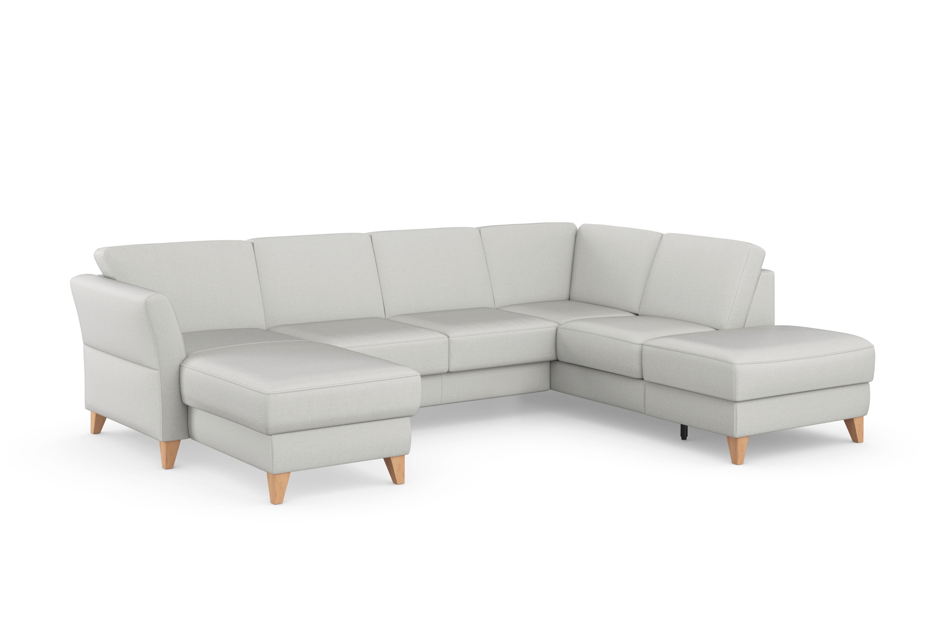 Thumbnail - sit&more Wohnlandschaft "Visby U-Form", wahlweise mit Bettfunktion und Stauraum, frei im Raum stellbar
