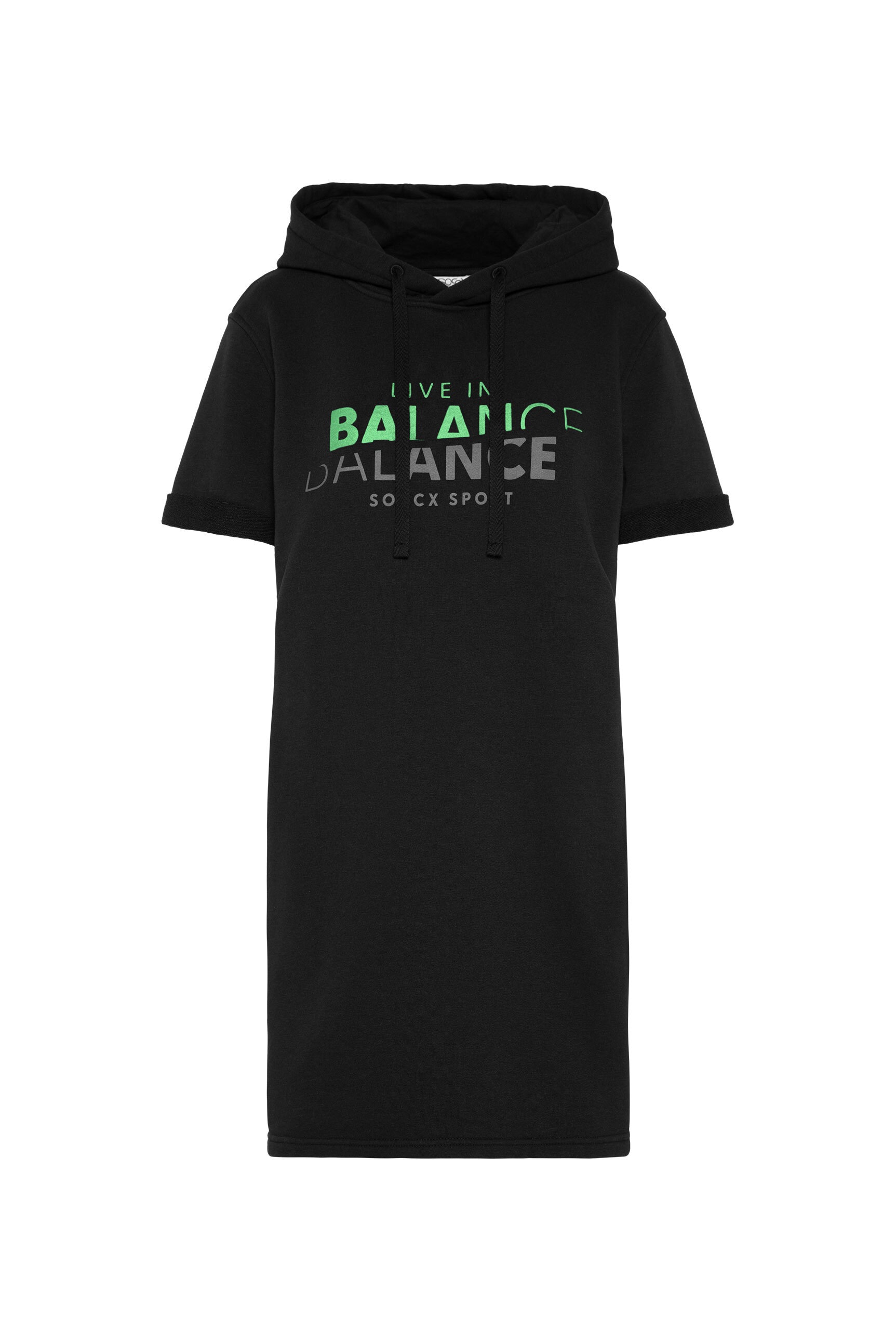 SOCCX Sweatkleid, mit Baumwolle