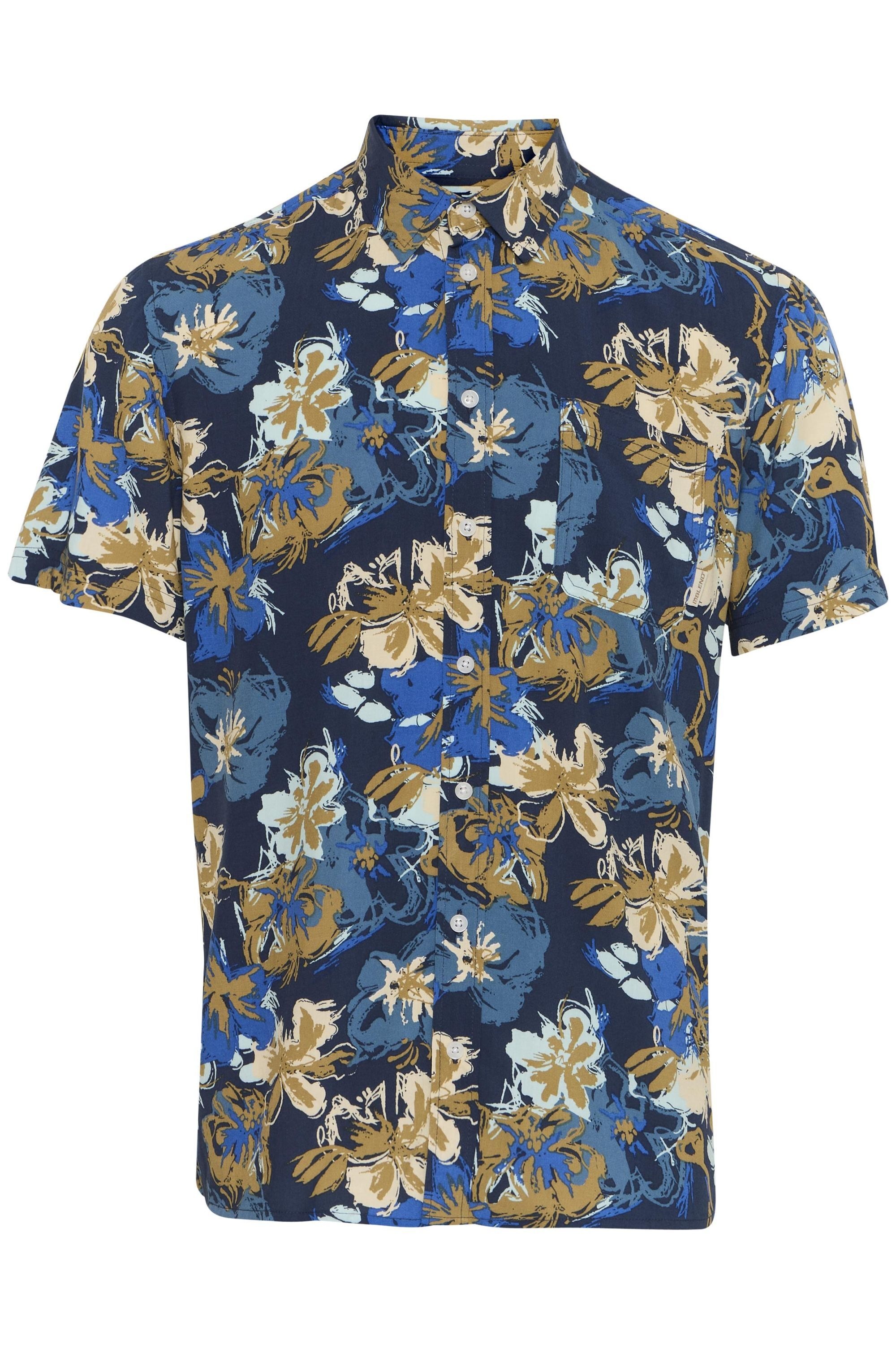 Blend Kurzarmhemd "BHAtle" Lässiges gemustertes Kurzarmhemd und Brusttasche günstig online kaufen