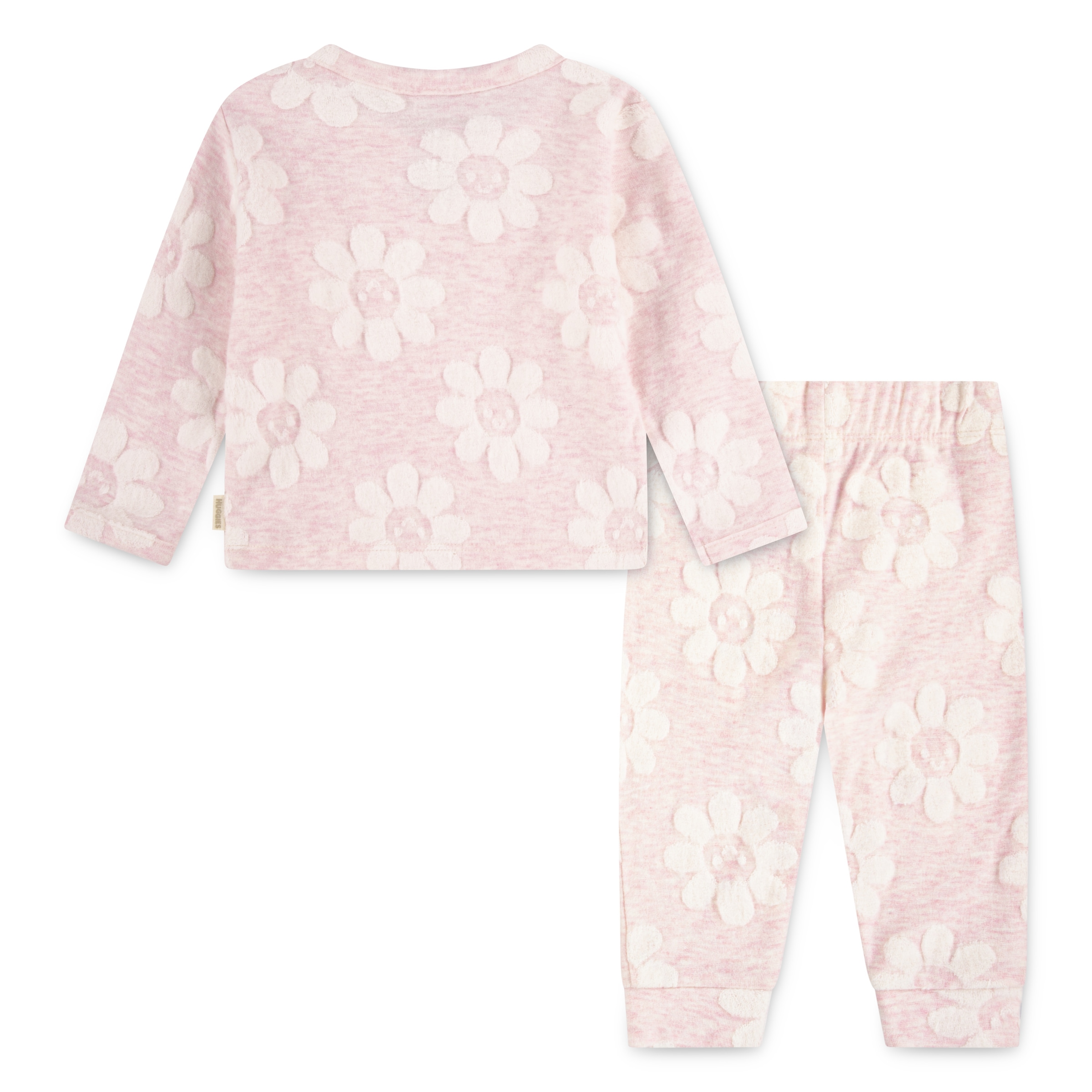 HUGGIES babywear Langarmshirt & Hose »HUGG PANT SET« Set,  mit Blumenmuster