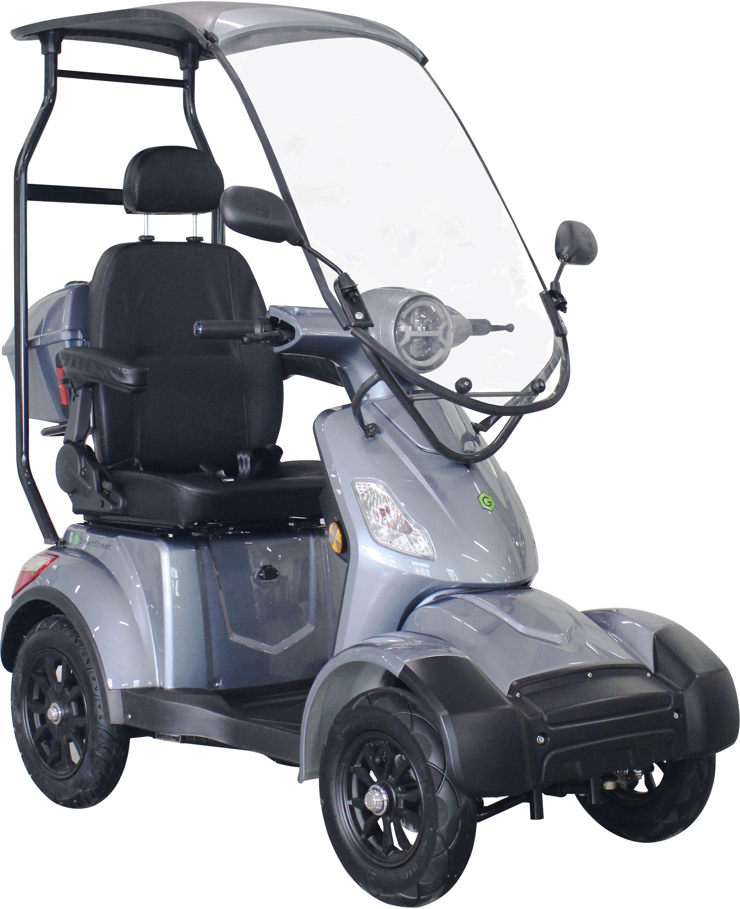 GreenStreet Elektromobil »E-Mover Deluxe«, 1000 W, 20 km/h, mit 60V/26Ah Li-Ion-Akku, inkl. Topcase und Dach