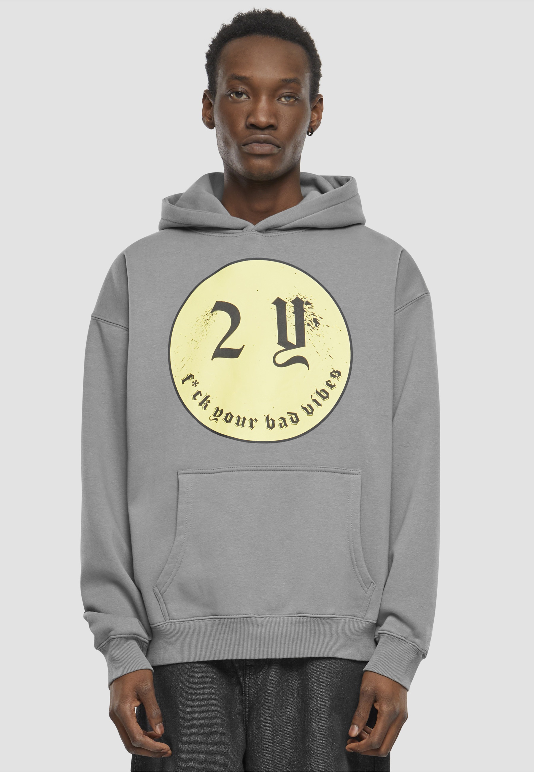 2Y Studios Kapuzensweatshirt »2Y Studios Herren Smiley Oversize Hoodie«, 1 Stk.
