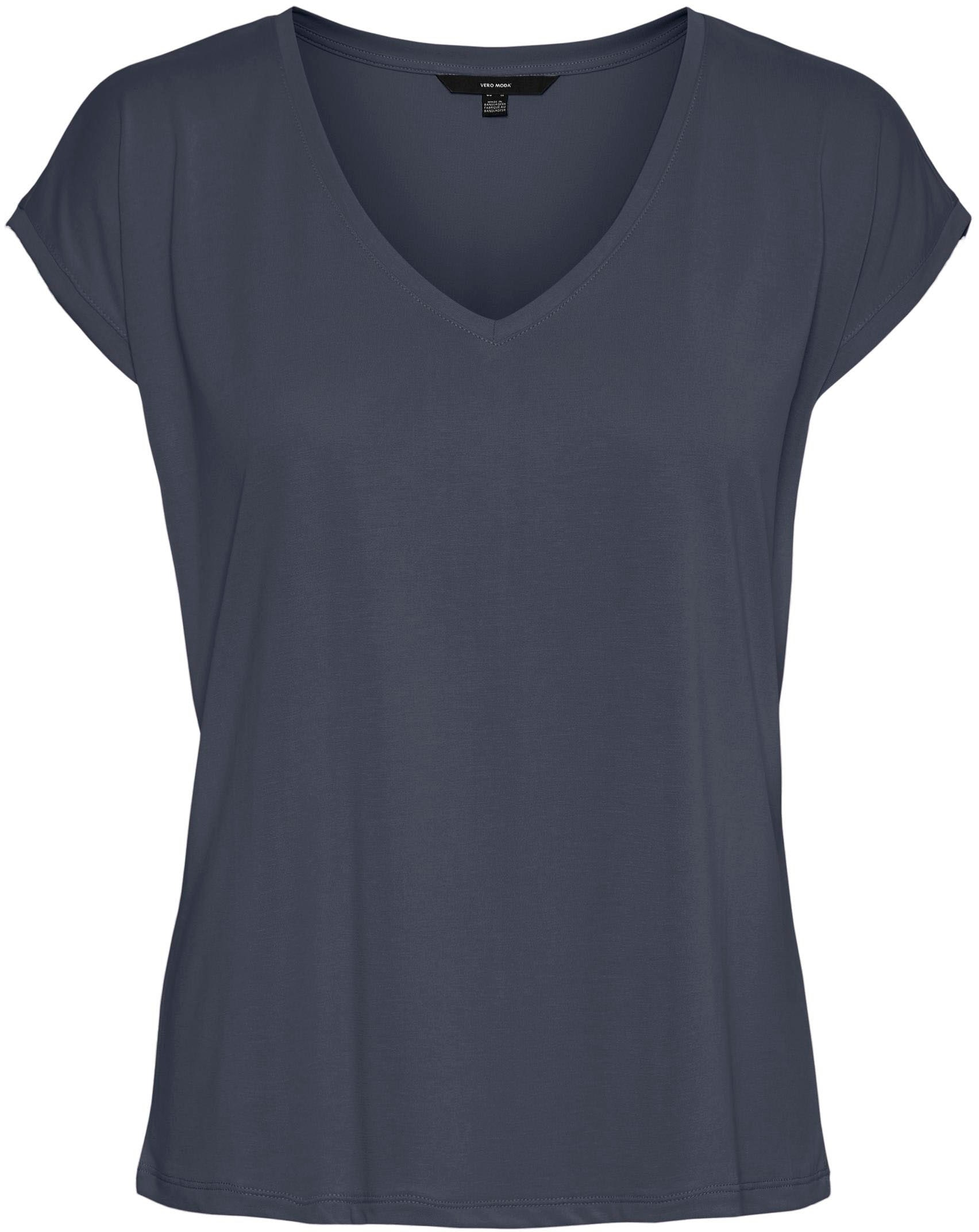 Vero Moda V-Shirt »VMFILLI SS V-NECK TEE GA NOOS«