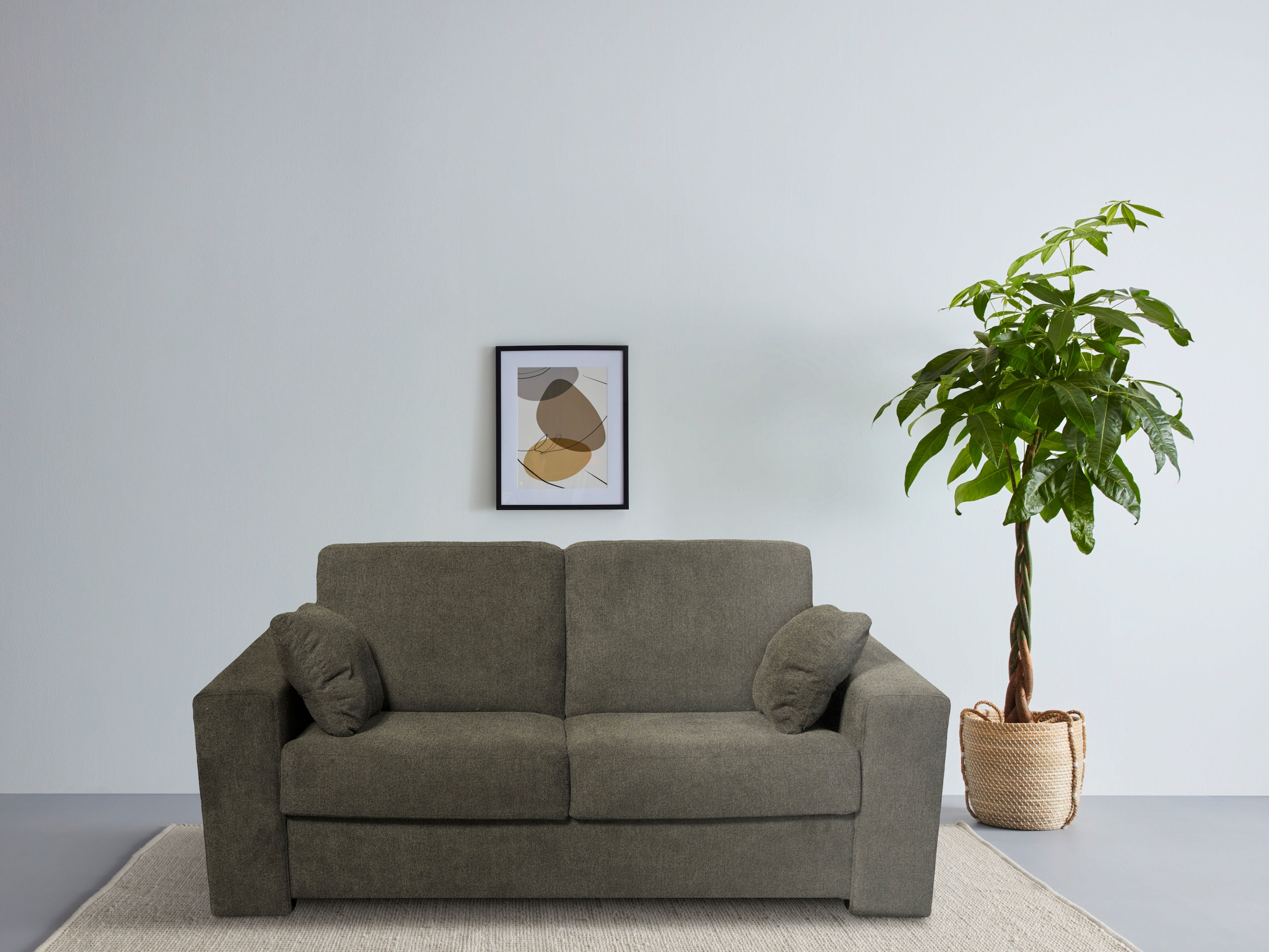 Home affaire 2-Sitzer "Roma Matratzenhöhe 14 cm", Dauerschlaffunktion, mit günstig online kaufen