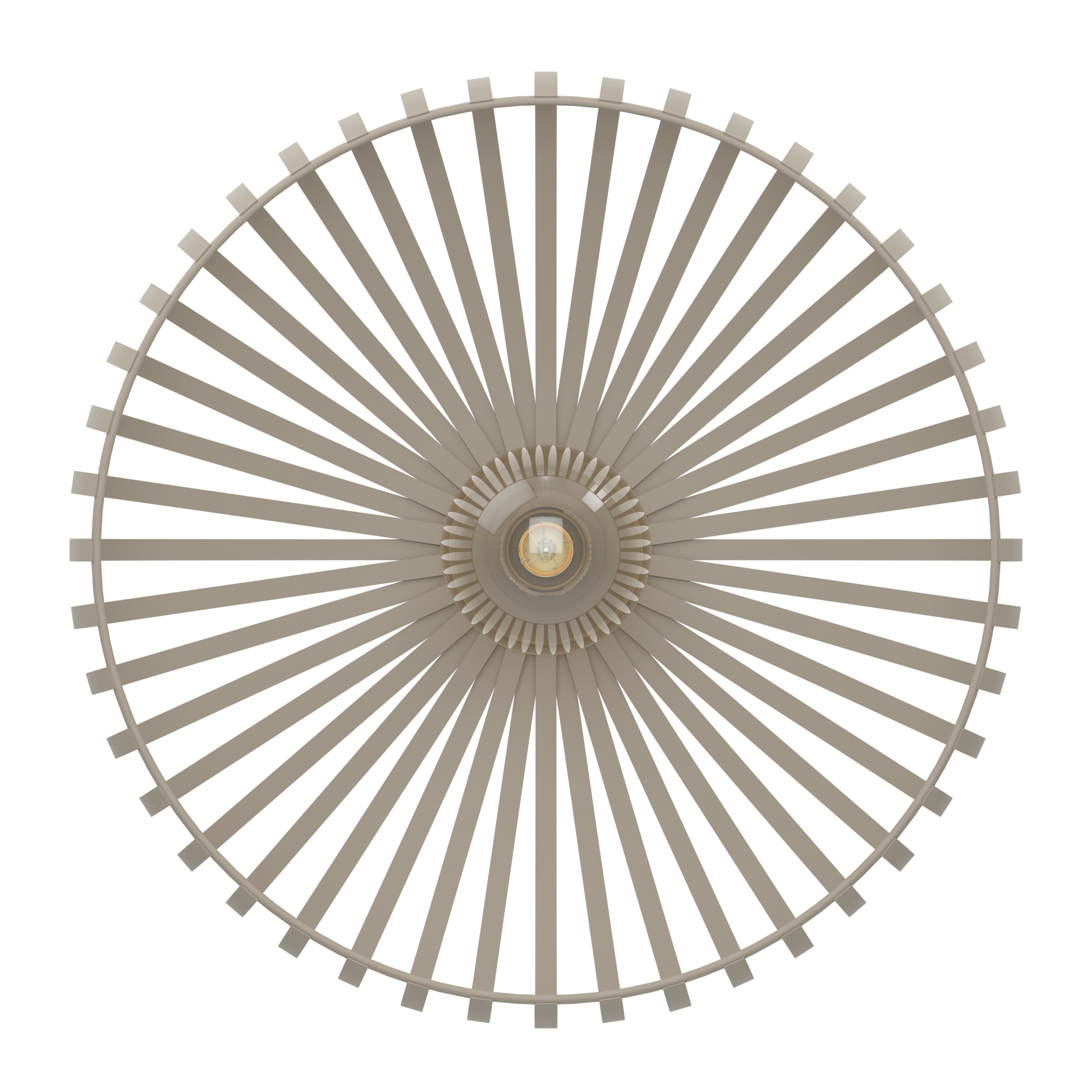 EGLO LED Deckenleuchte »MOGANO 3 Deckenlampe - Stahl - E27 - 1X40W - IP20« E27 1 Stk. Wohzimmerlampe, Esszimmerlampe, Flur, Schlafzimmer, H18 x Ø43 cm