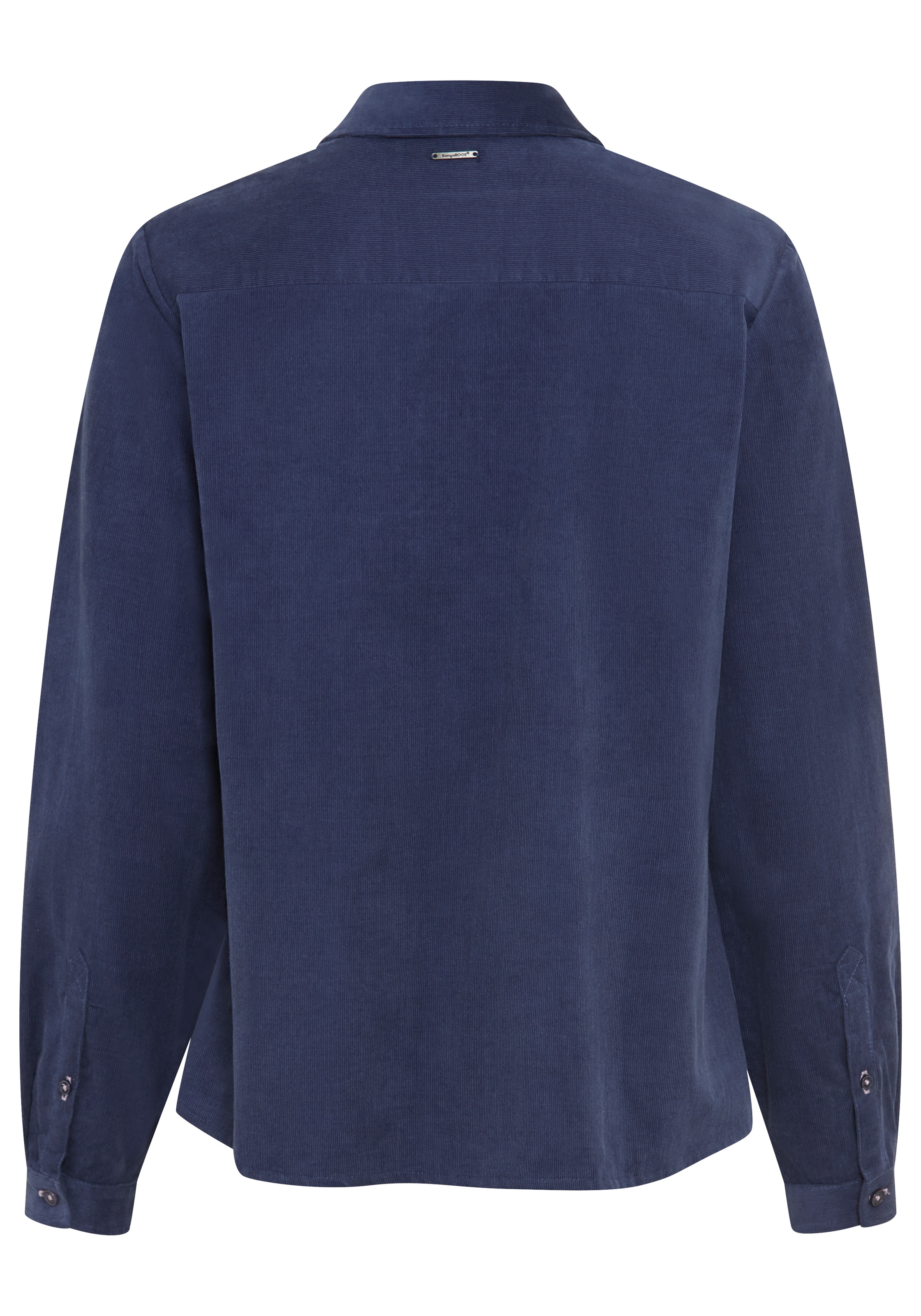 KangaROOS Hemdbluse aus Cordmaterial, lässige Passform, mit Blusenkragen