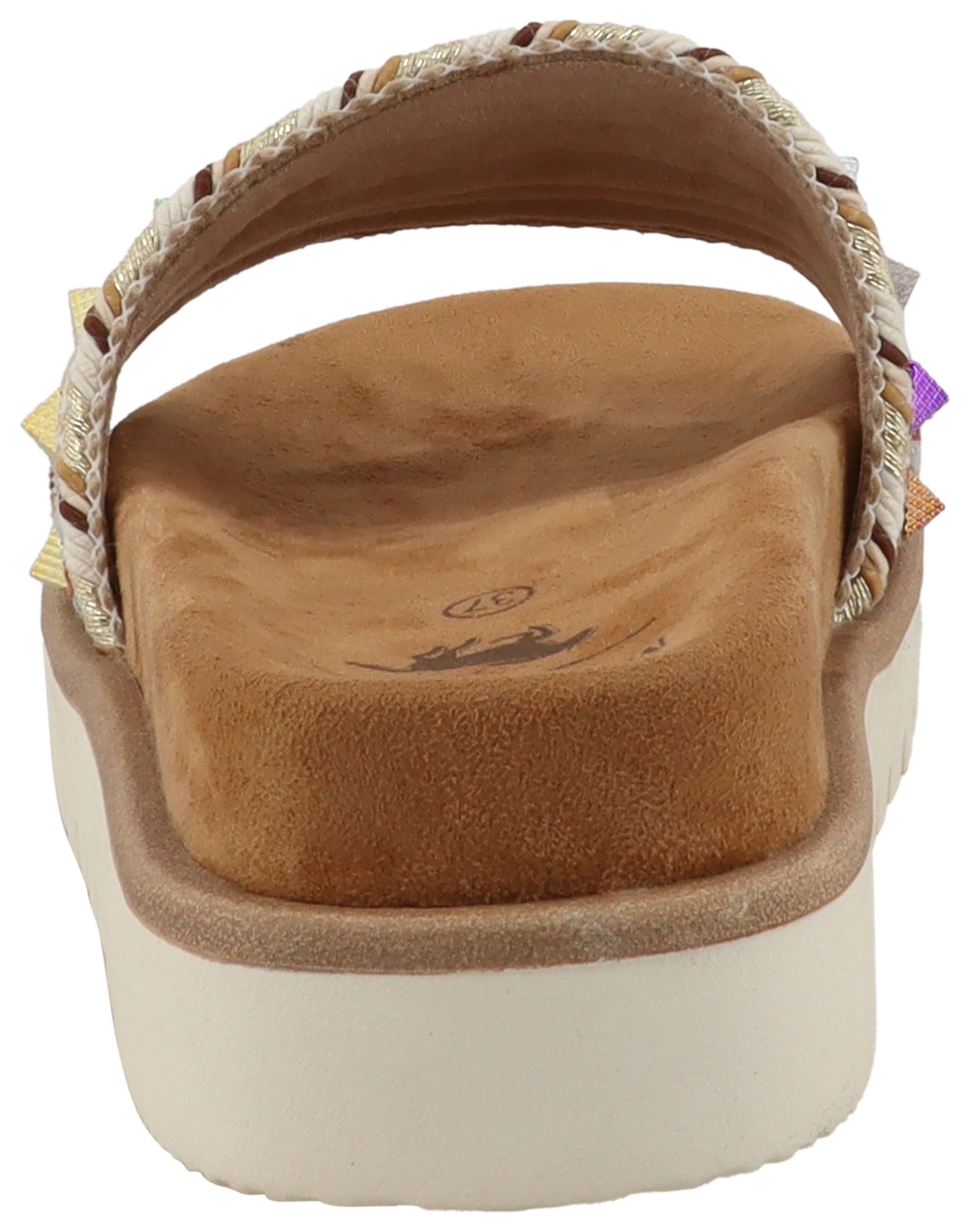 Mustang Shoes Pantolette "Malina" Sommerschuh, Schlupfschuh mit Flechtungen günstig online kaufen