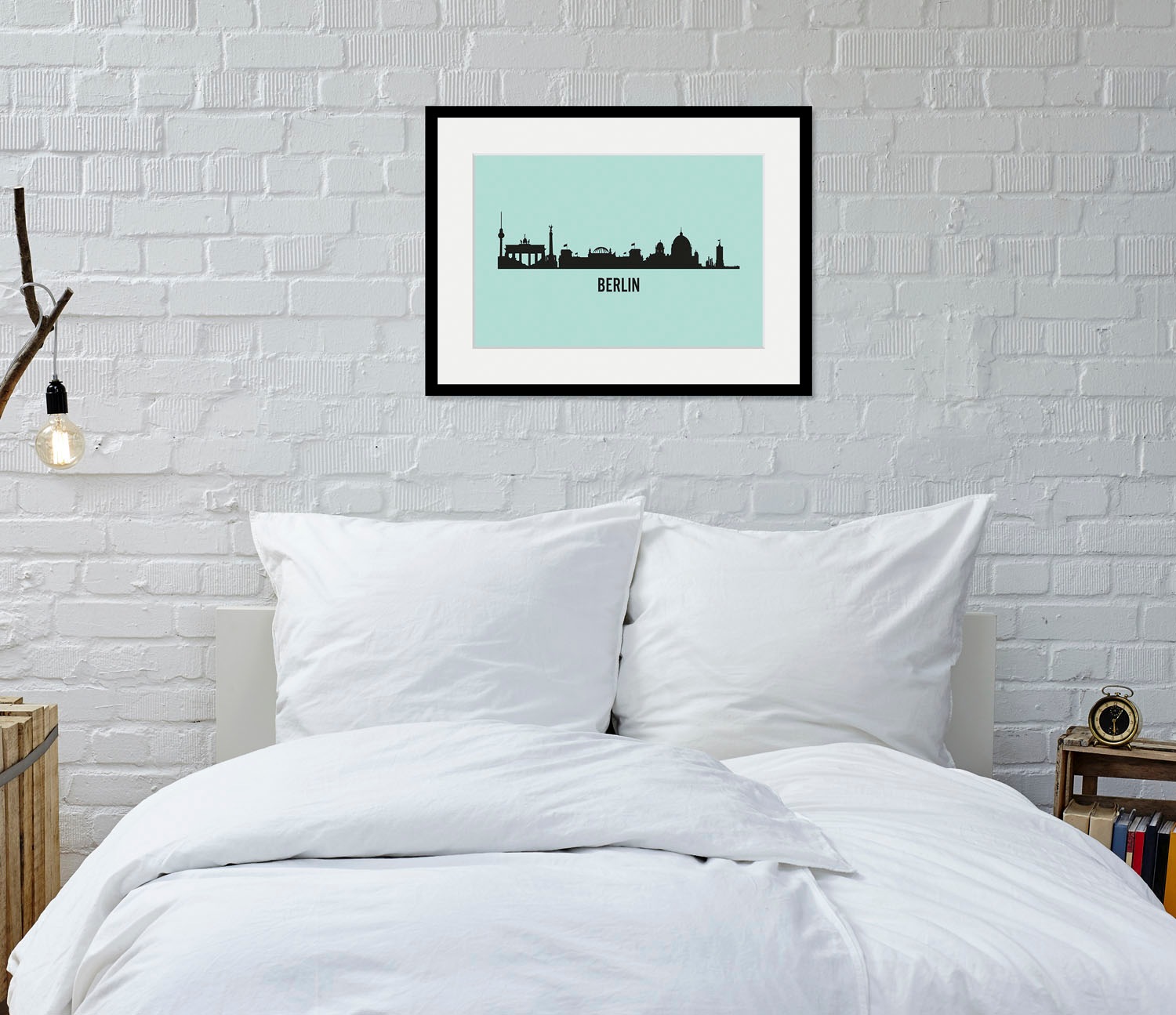 queence Bild "Berlin Skyline", Städte-Stadt-Deutschland-Kirche-Gebäude-Schr günstig online kaufen