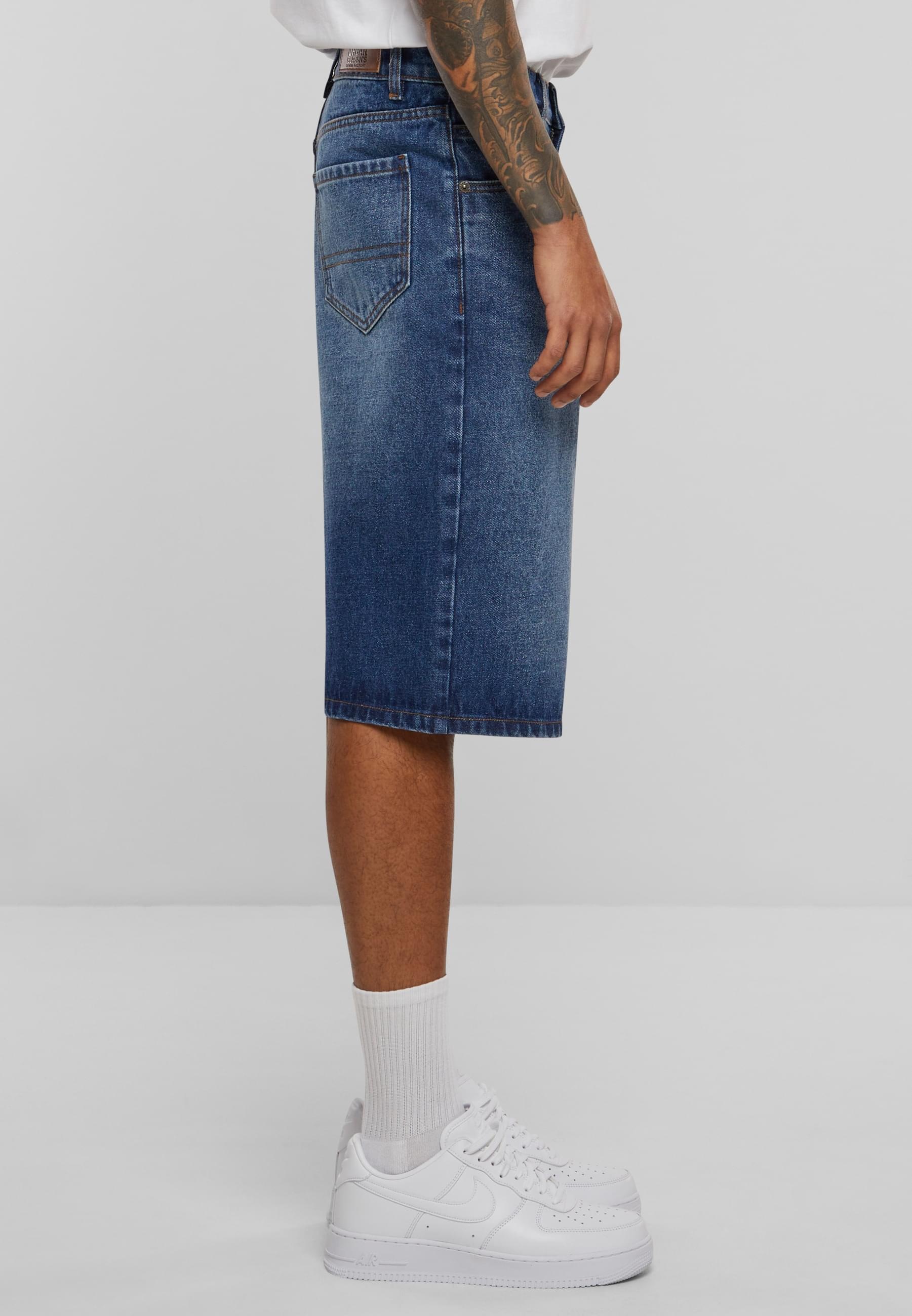 URBAN CLASSICS Shorts »Urban Classics Herren 90's Heavy Denim Shorts«, (1 tlg.)