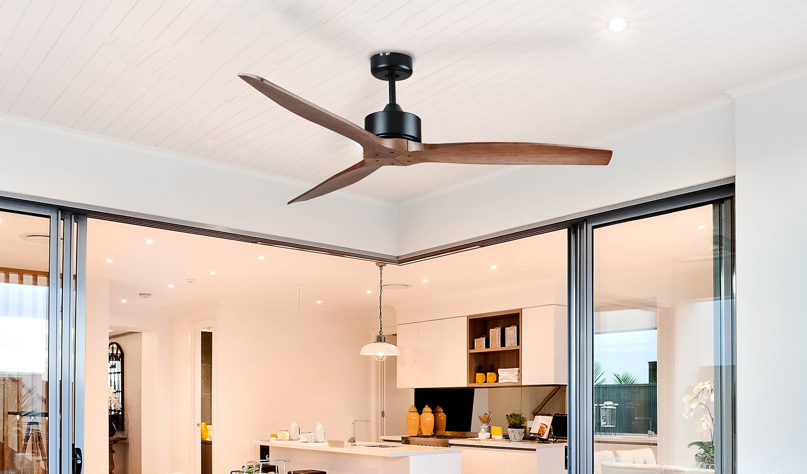 Sonnenkönig Deckenventilator "Livorno, Leistung 70W, laufruhig, 1 / 2 / 4 h günstig online kaufen