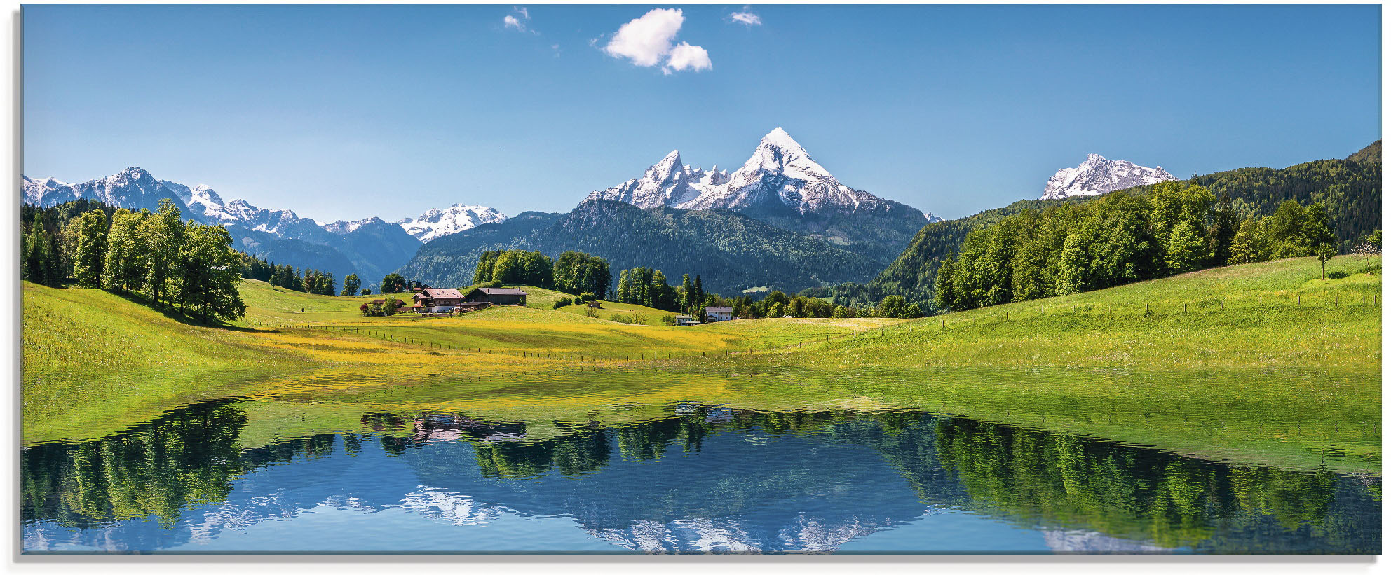 Artland "Landschaft in den Alpen" Berge 1 Stk. tlg. in verschiedenen Größen