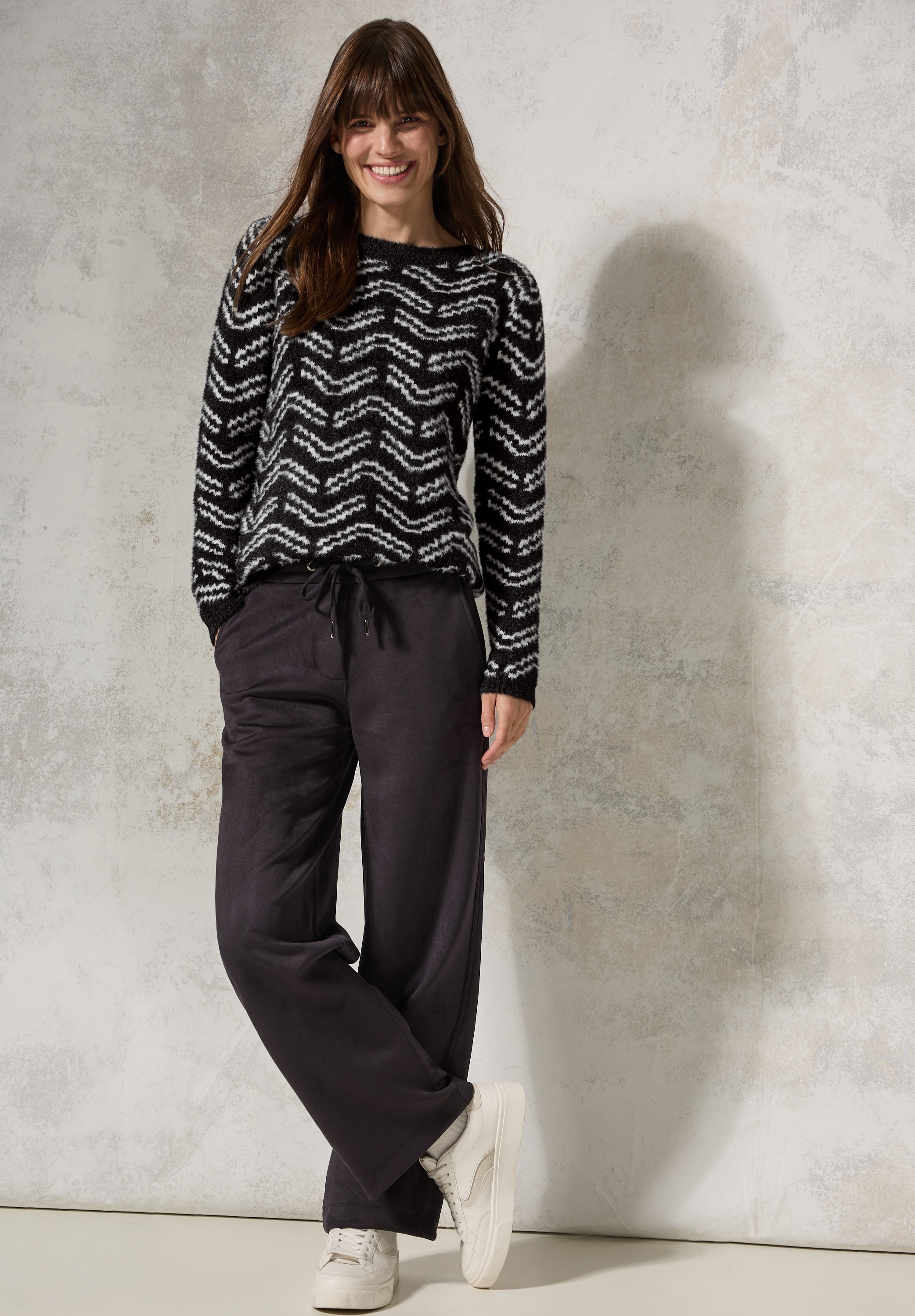 Cecil Strickpullover, mit grafischem Muster