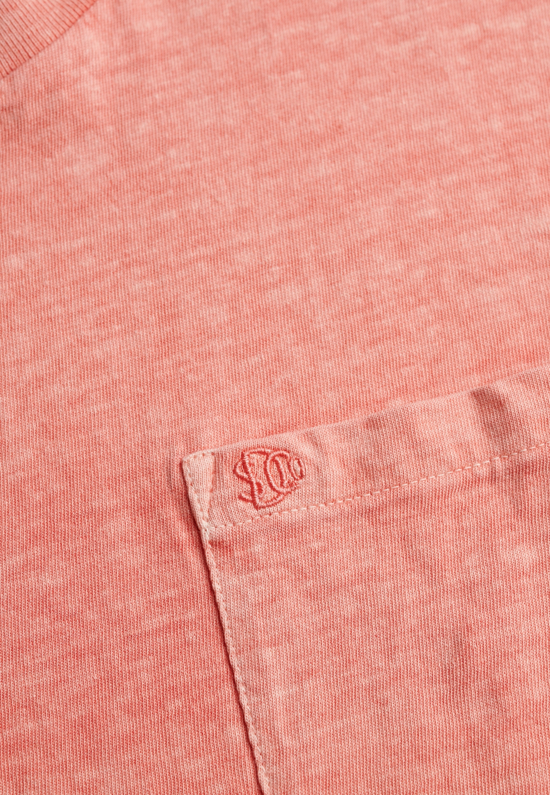 Thumbnail - Superdry Rundhalsshirt "COTTON CLASSIC LINEN PKT TEE" aus tollem Baumwoll-Leinen-Mischgewebe