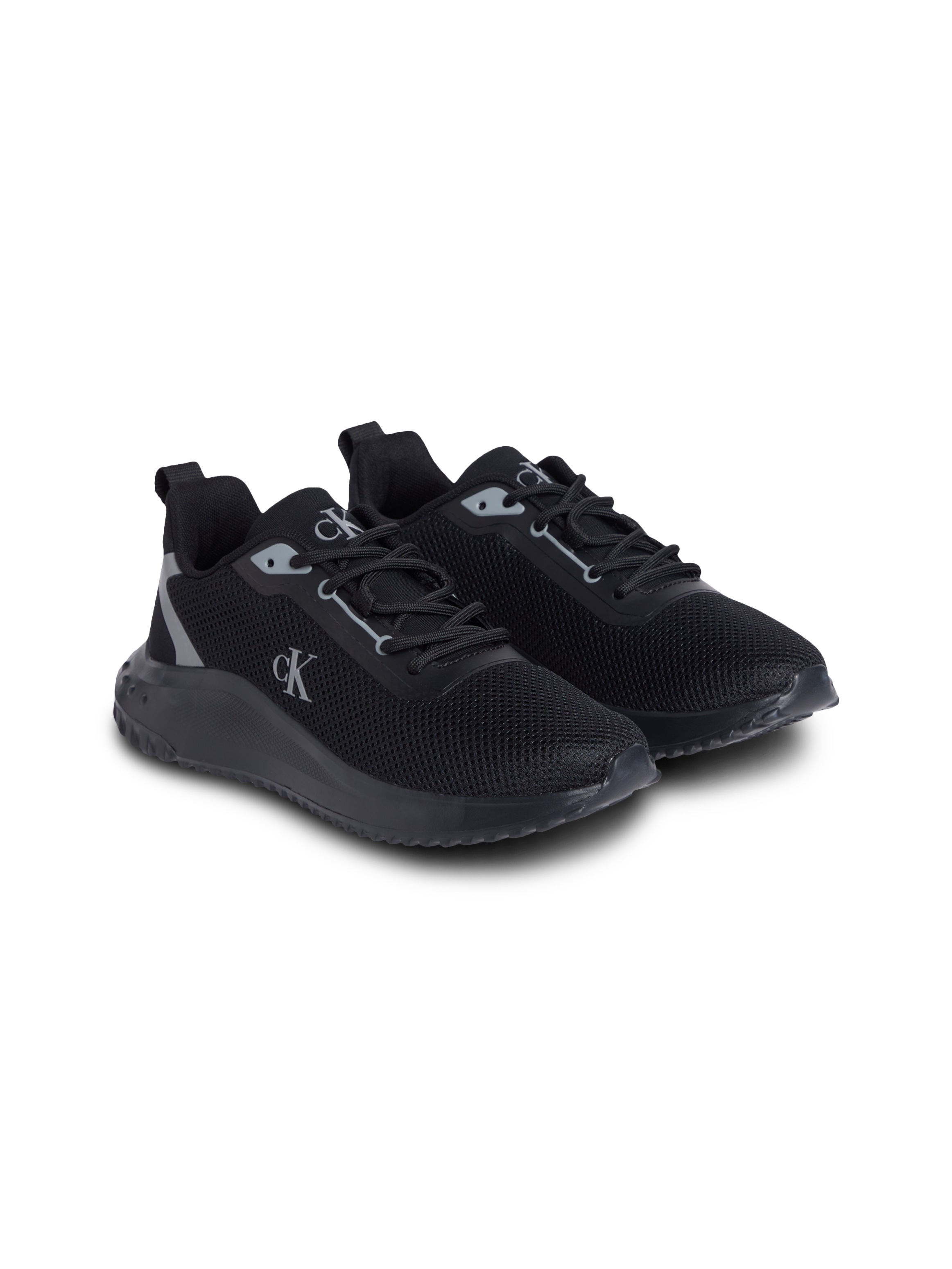 Calvin Klein Jeans Sneaker »EVA RUNNER L-UP MIX MESH LOGO CK«, Schnürschuh, Freizeitschuh, Halbschuh mit CK Logo an der Seite