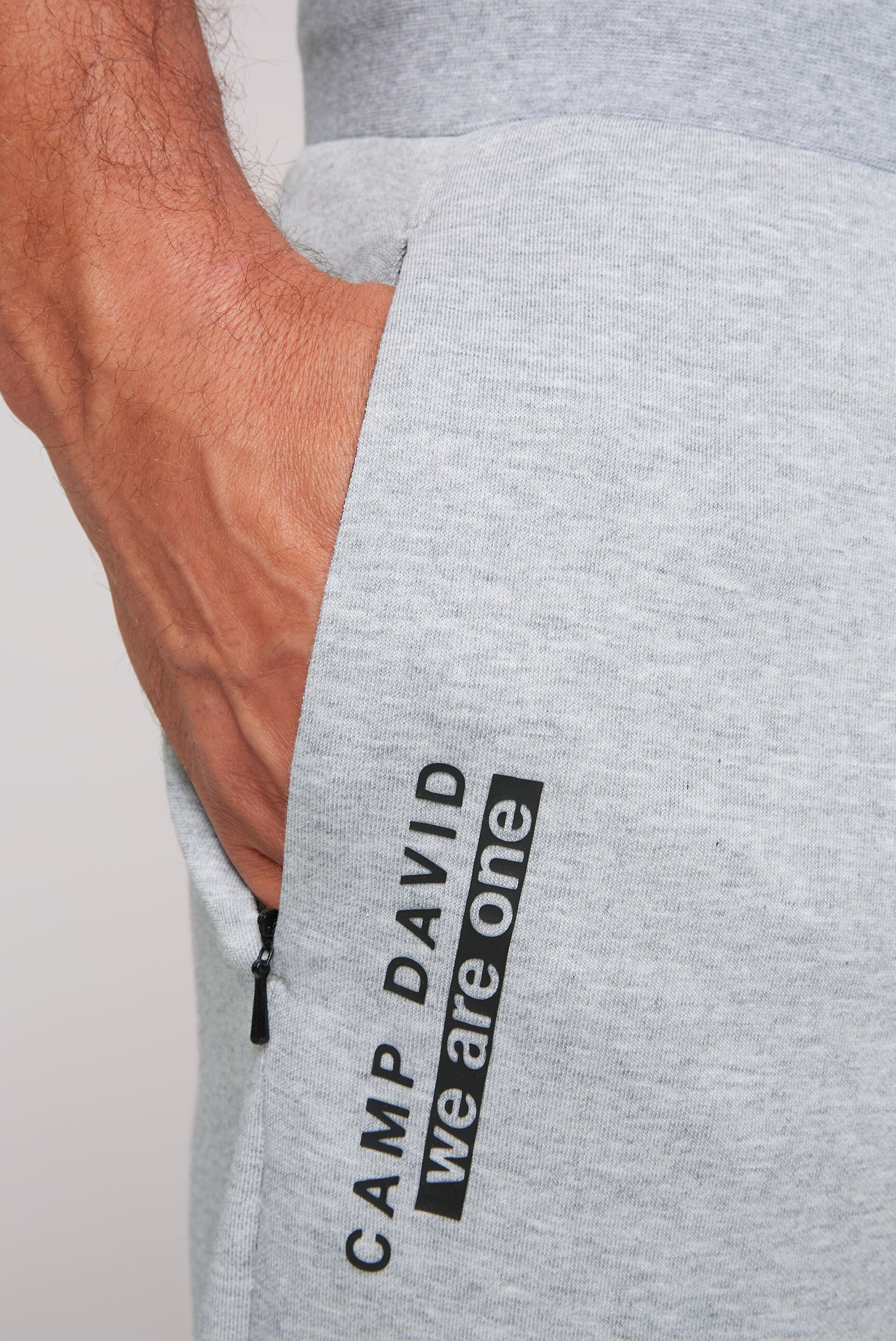 CAMP DAVID Sporthose, mit Elastikbund und Kordel