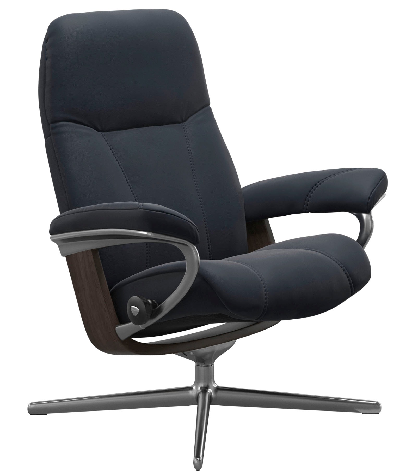 Stressless® Relaxsessel »Consul«, mit Cross Base, Größe S, M & L, Holzakzent Wenge