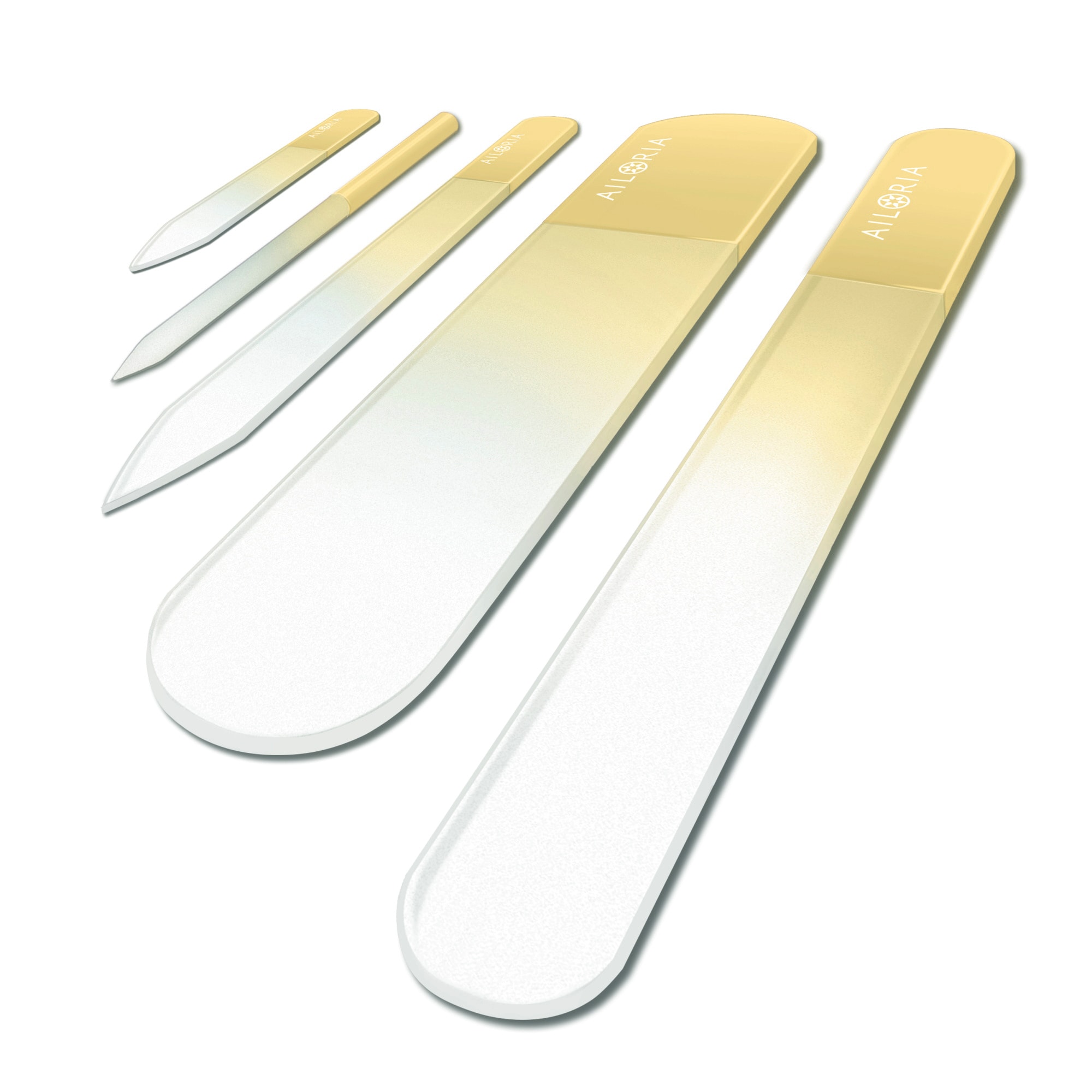 AILORIA Glasnagelfeile »Glas-Nagelfeilenset CONTOUR LUXE«