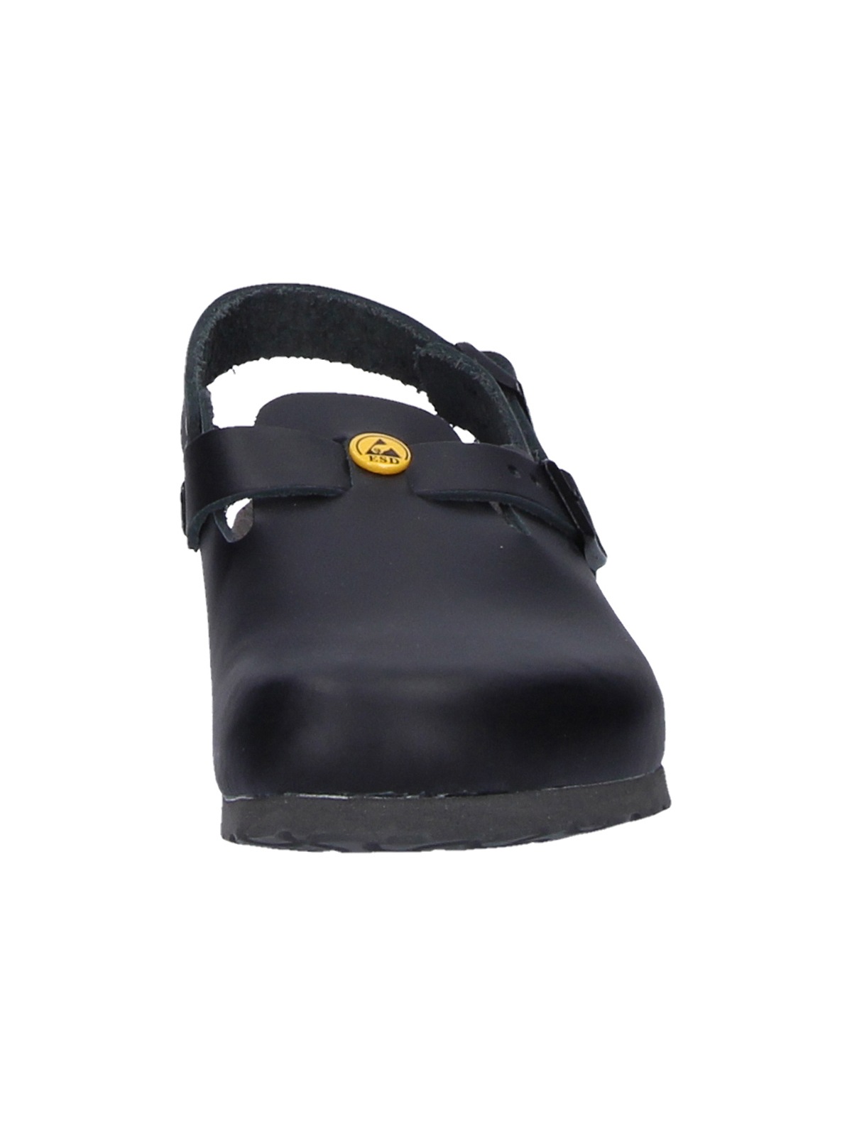 Pantolette BIRKENSTOCK "Tokio ESD", Damen, Gr. 41, schwarz, Obermaterial: 100% Rindsleder Leather cow., Schuhe Pantolette 2