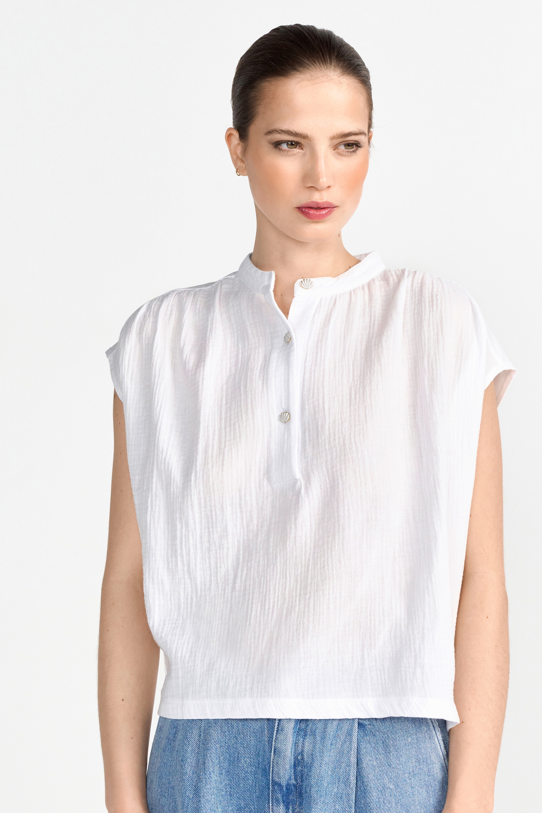 RICHROYAL Blusenshirt, Mit Raffungen günstig online kaufen