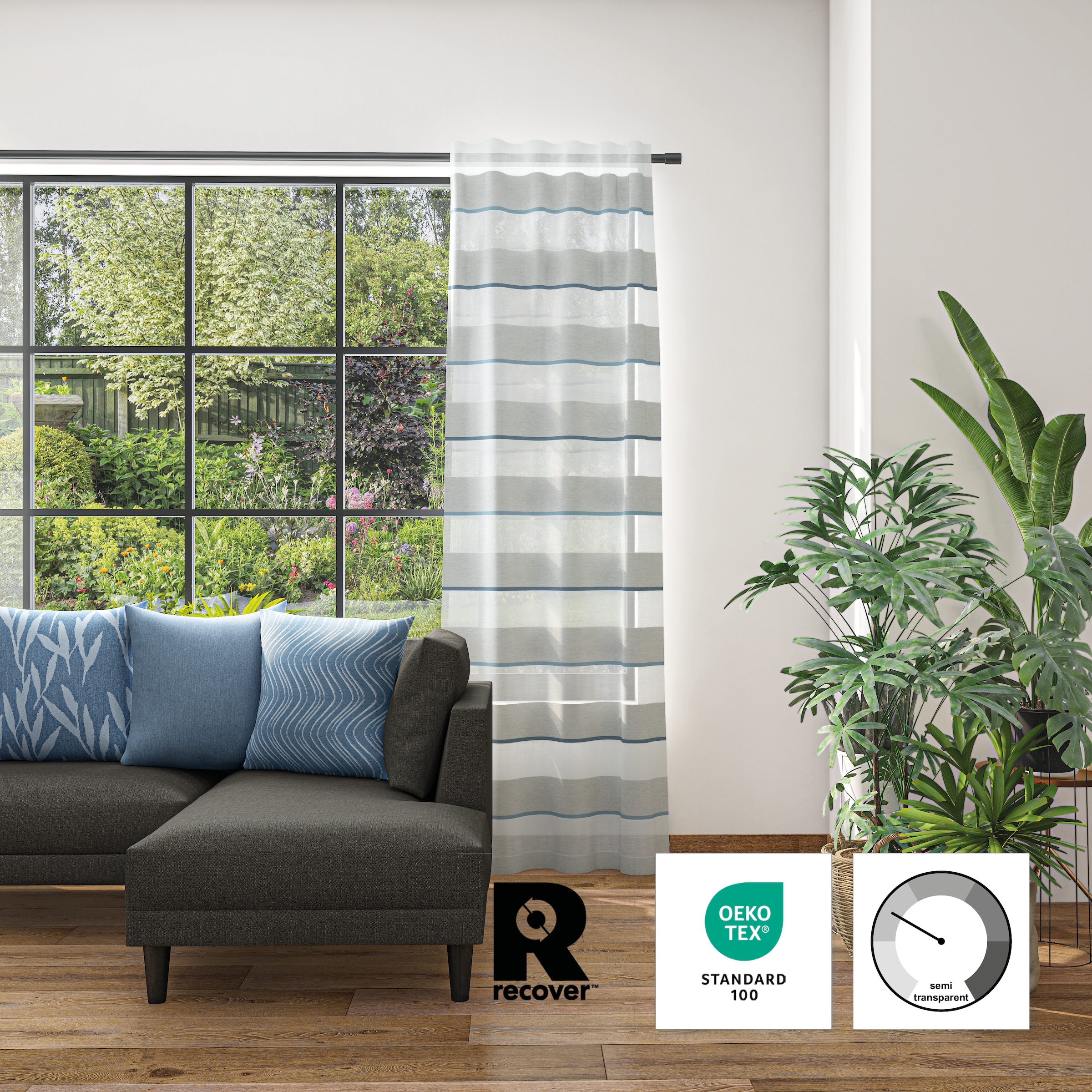 Neutex for you! Vorhang »Leila Eco« Multifunktionsband 1 Stk. tlg.