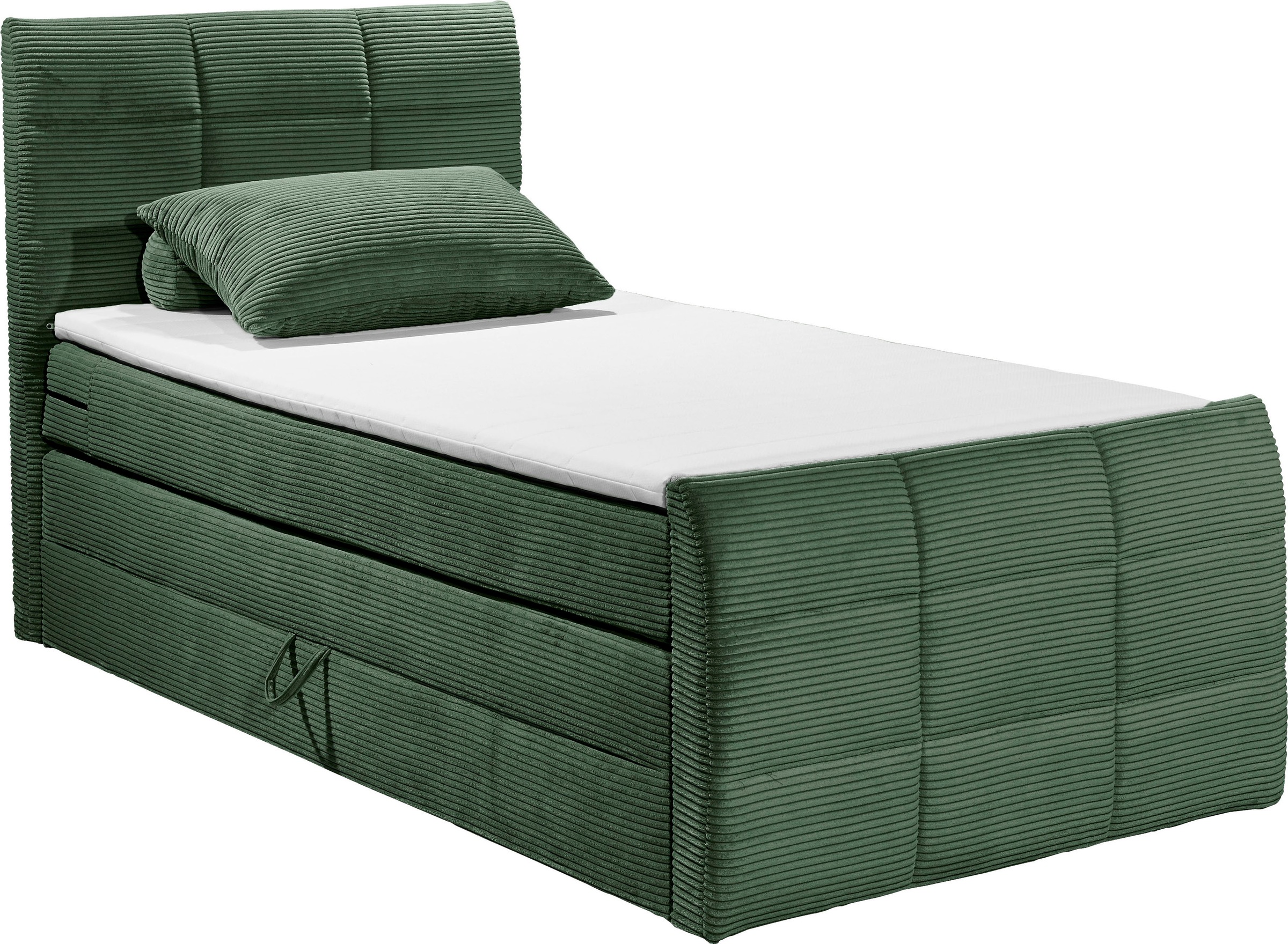 ED EXCITING DESIGN Boxspringbett »Bolivia«, harte Seite mit Kokosmatte, weiche Seite mit Filzabdeckung
