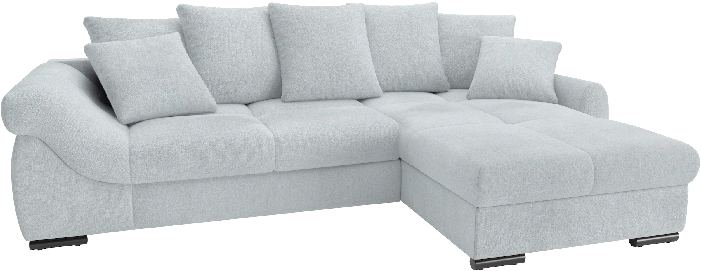 Mr. Couch Ecksofa "Livorno L-Form", inkl. Hochschläfer-Bettauszug, XL-Bettk günstig online kaufen