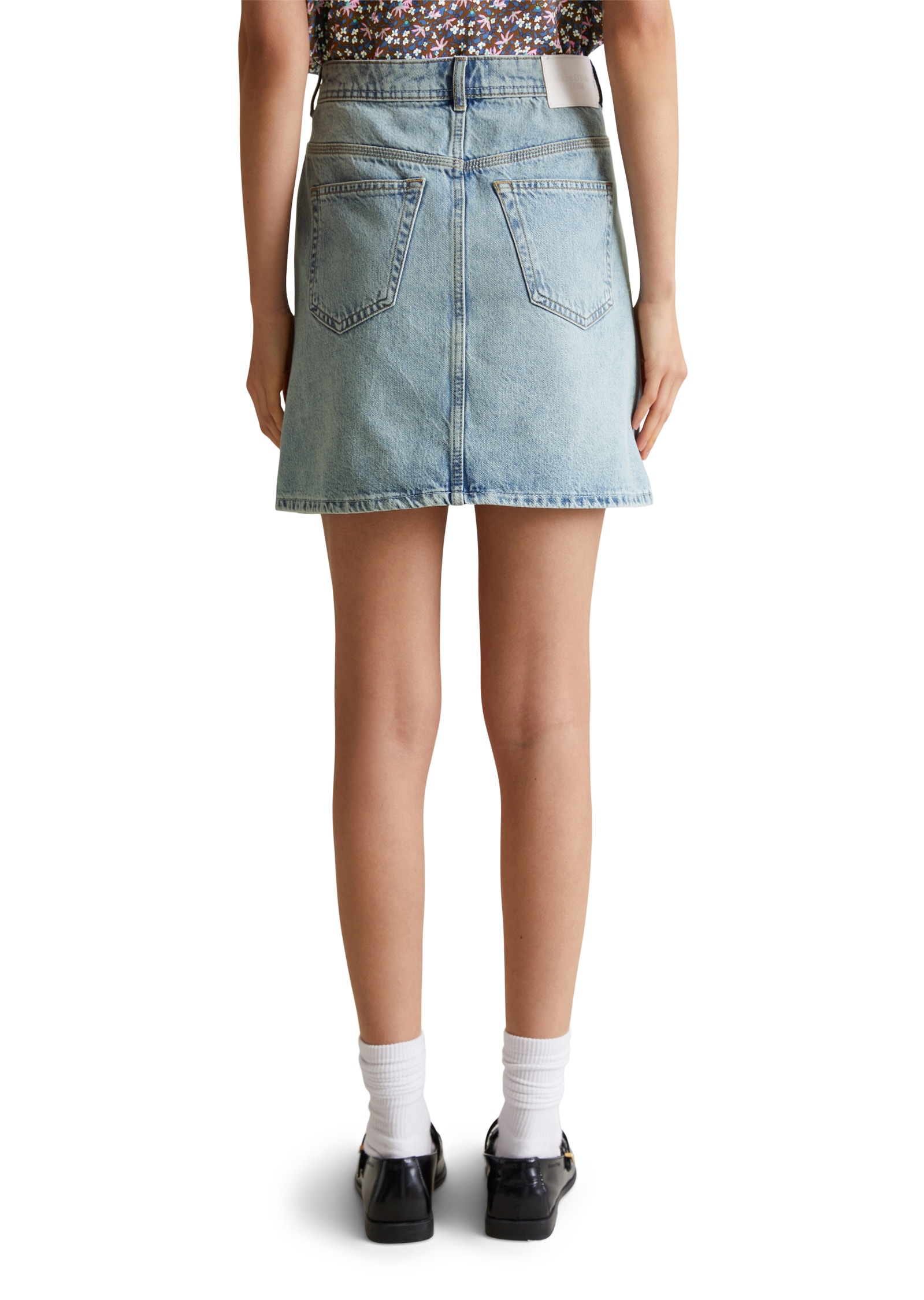 Marc O'Polo DENIM Jeansrock »aus Rigid-Denim«