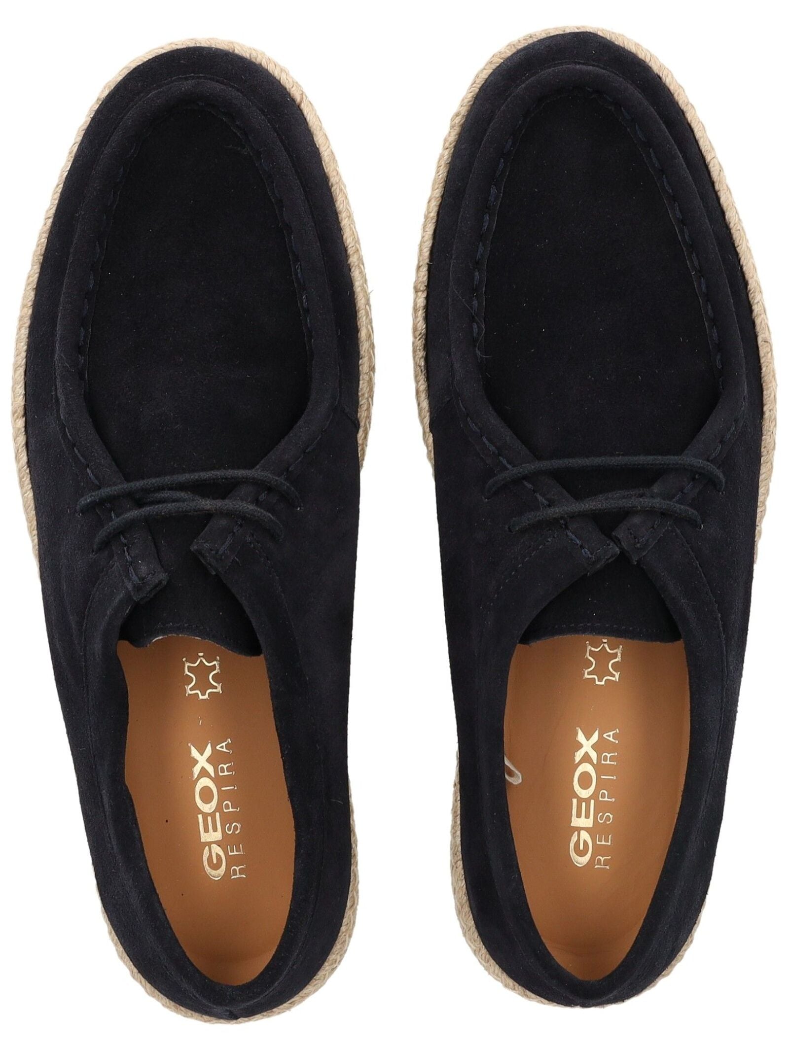Geox Schnürschuh »Geox Halbschuhe Veloursleder«