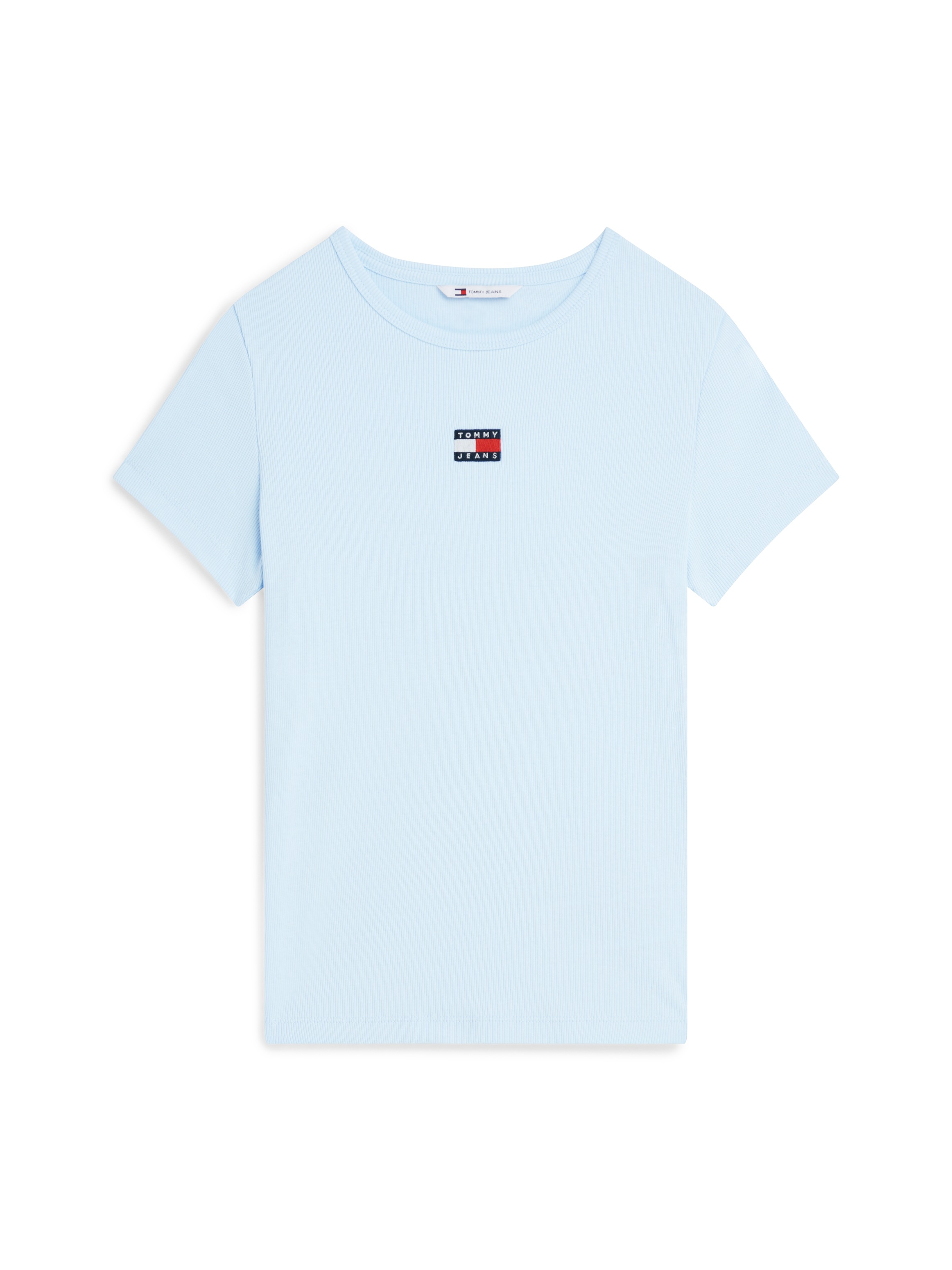 Tommy Jeans Kurzarmshirt »TJW SLIM BADGE RIB TEE« mit gerippter Struktur