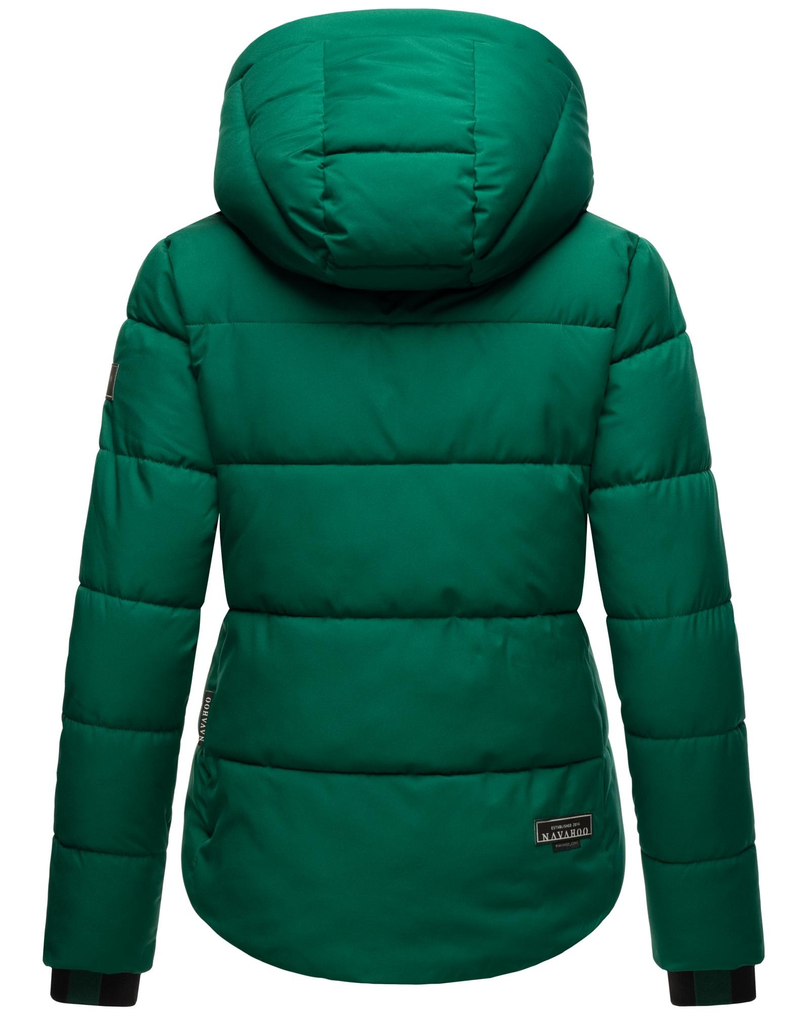 Navahoo Steppjacke »Lachperle XIV«, mit Kapuze, Kurze gesteppte Damen Winterjacke mit hohem Kragen und Kapuze