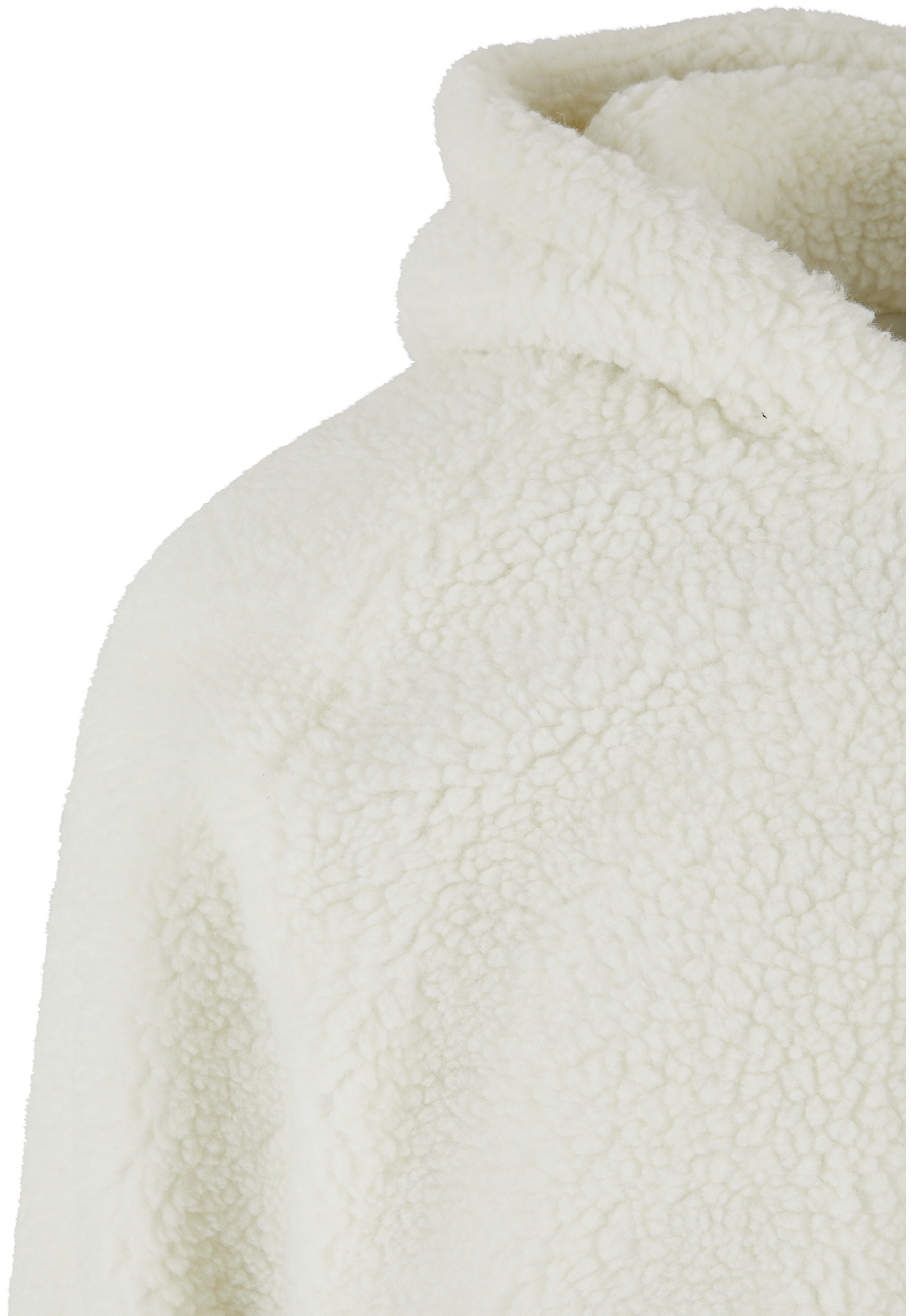Urban Classics Sherpa Hoodie White Sand L Men 3