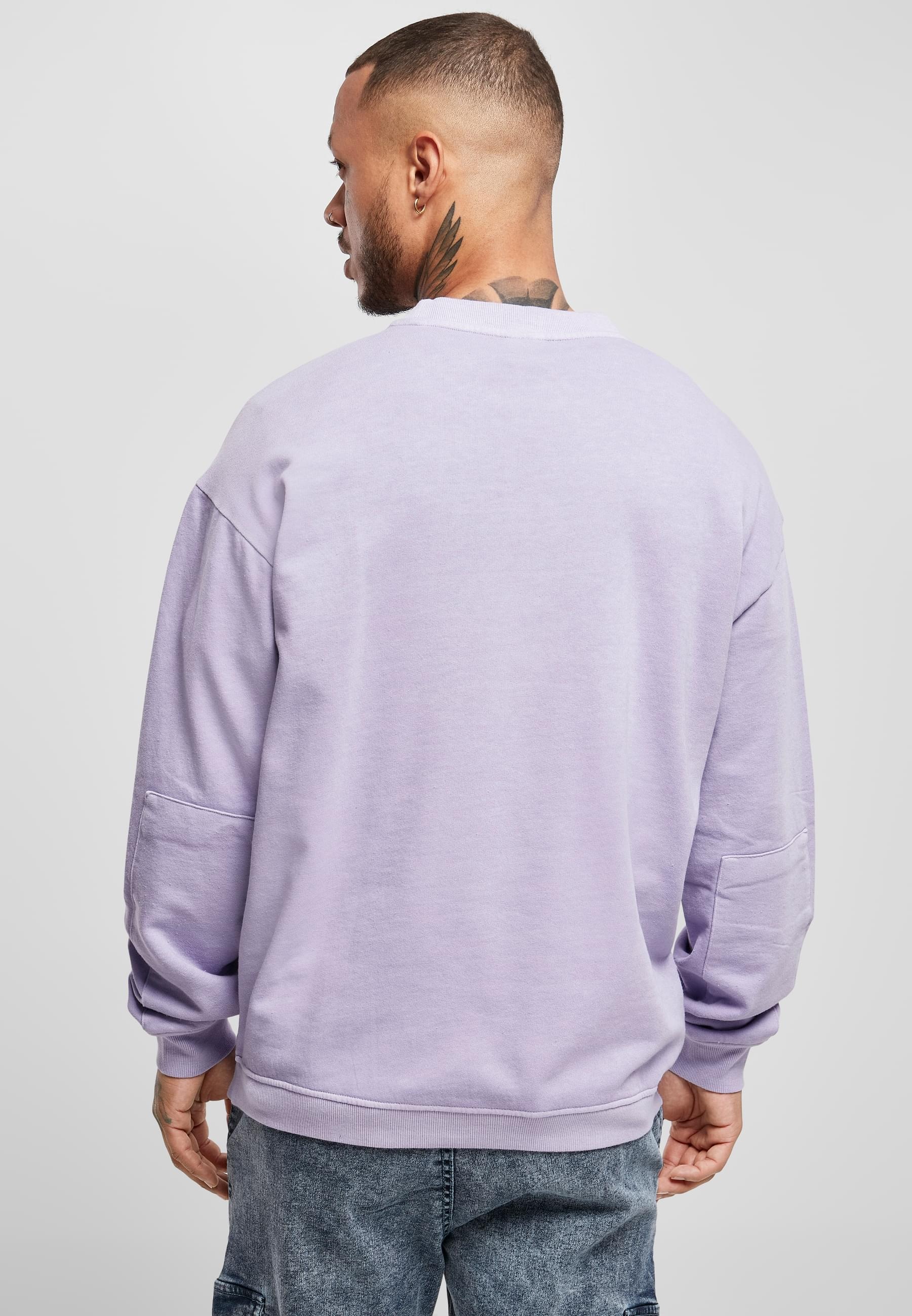 URBAN CLASSICS Rundhalspullover »Urban Classics Herren Pigment Dyed Crew Neck« 1 Stk.