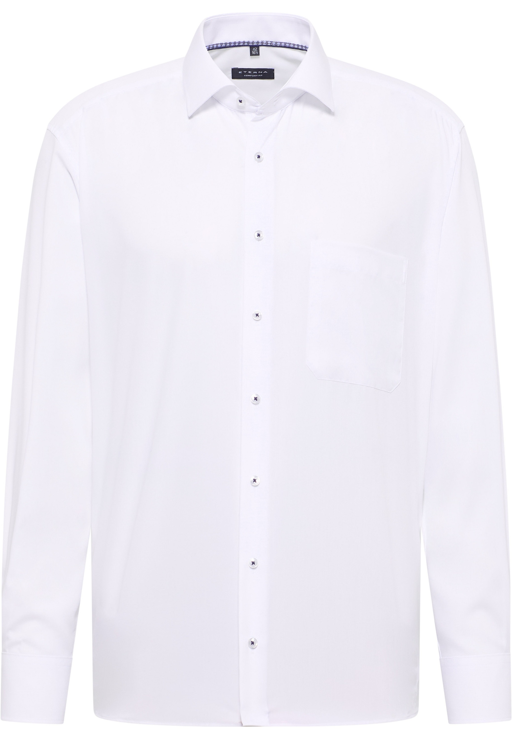 Eterna Langarmhemd, NON IRON (bügelfrei)