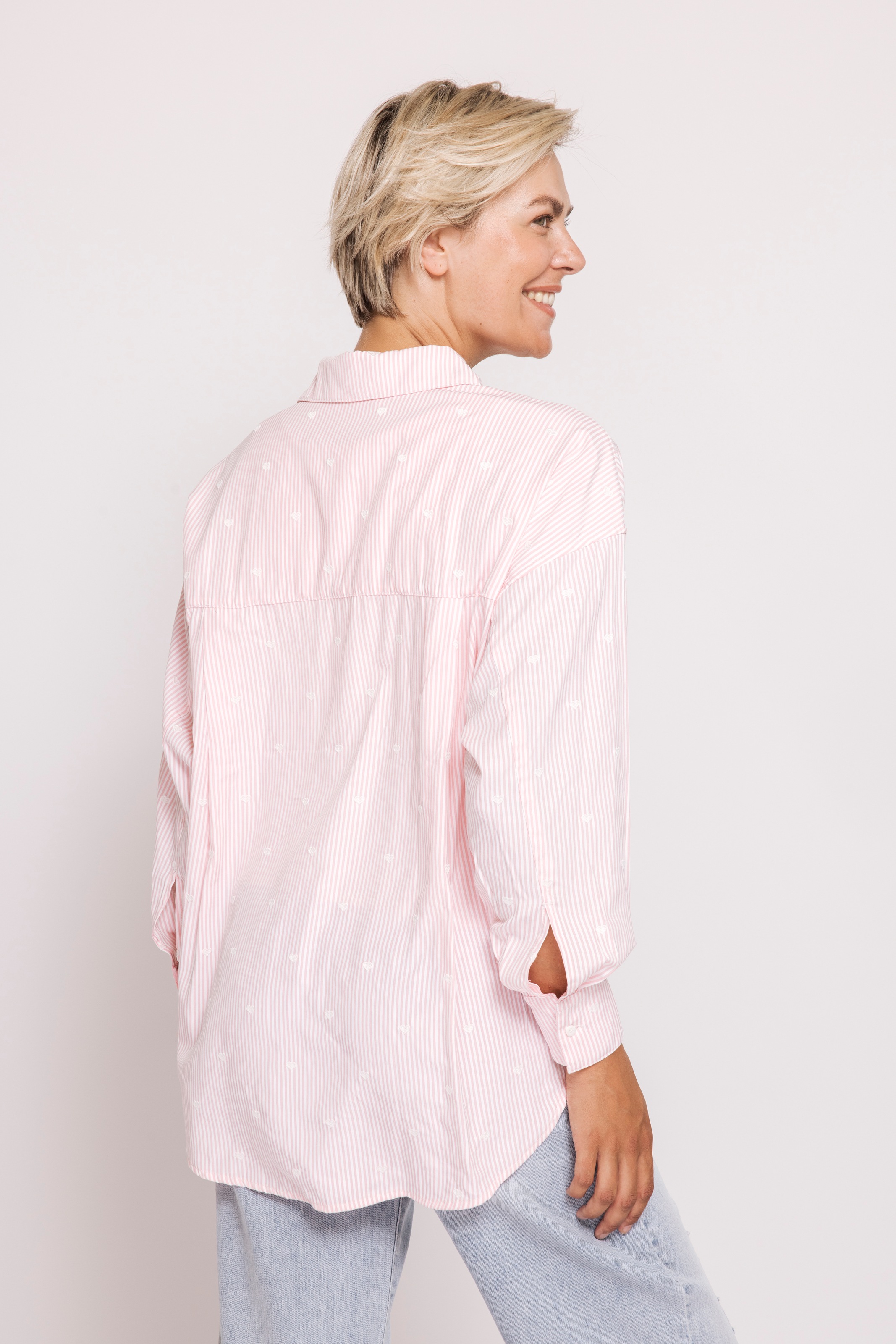 Zhrill Langarmbluse "ZHLUCY Ringelbluse mit Stickerei" im Ringellook und mi günstig online kaufen