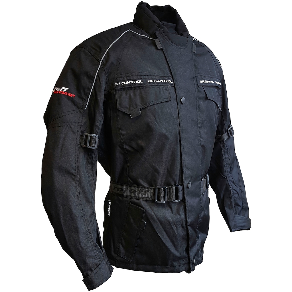 roleff Motorradjacke »Reno«, mit Protektoren, 4 Taschen, 3 Belüftungslöcher