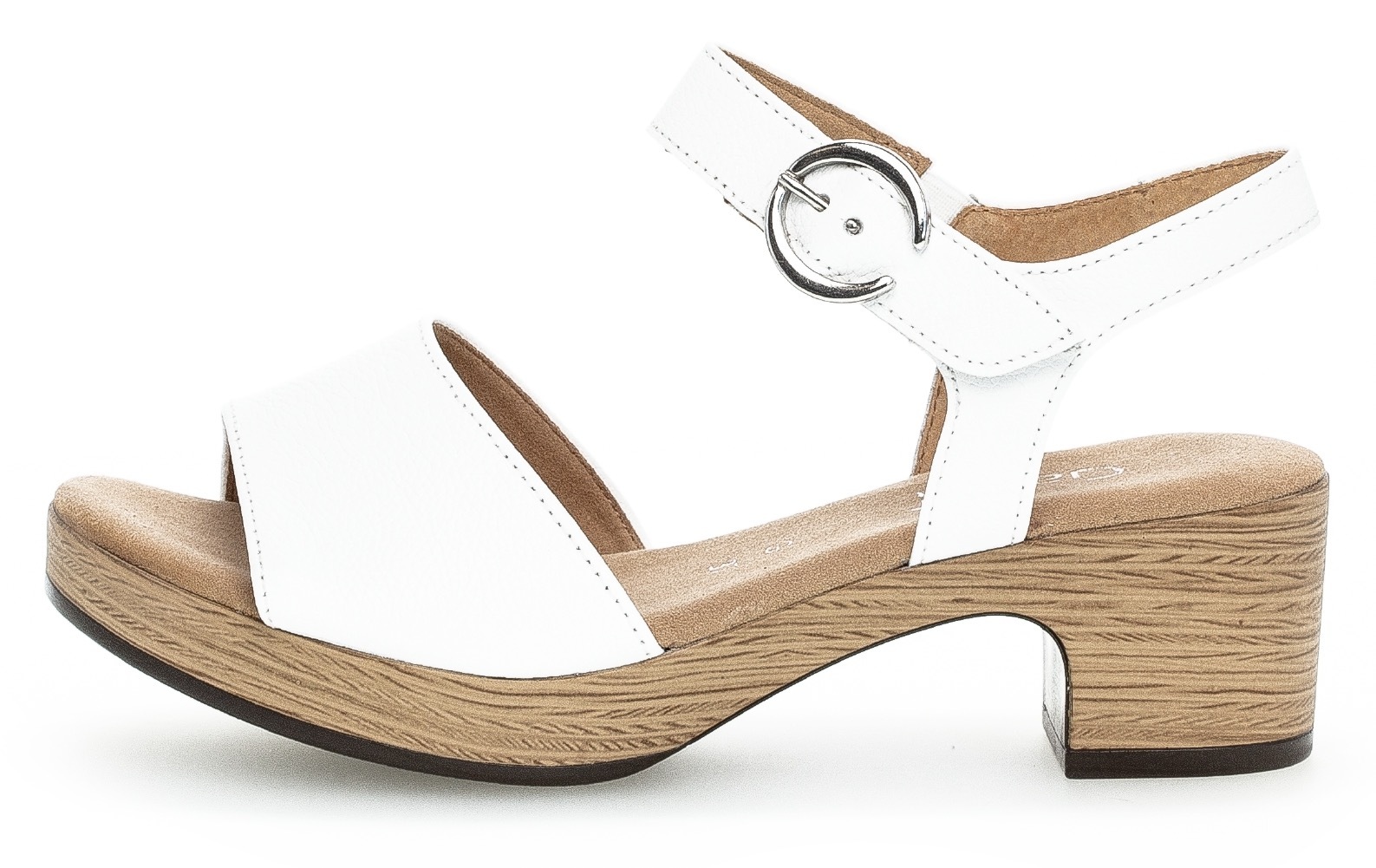 Thumbnail - Gabor Sandalette "KRETA", Blockabsatz, Sommerschuh, Sandale mit Zierschnalle, Weite G (weit)