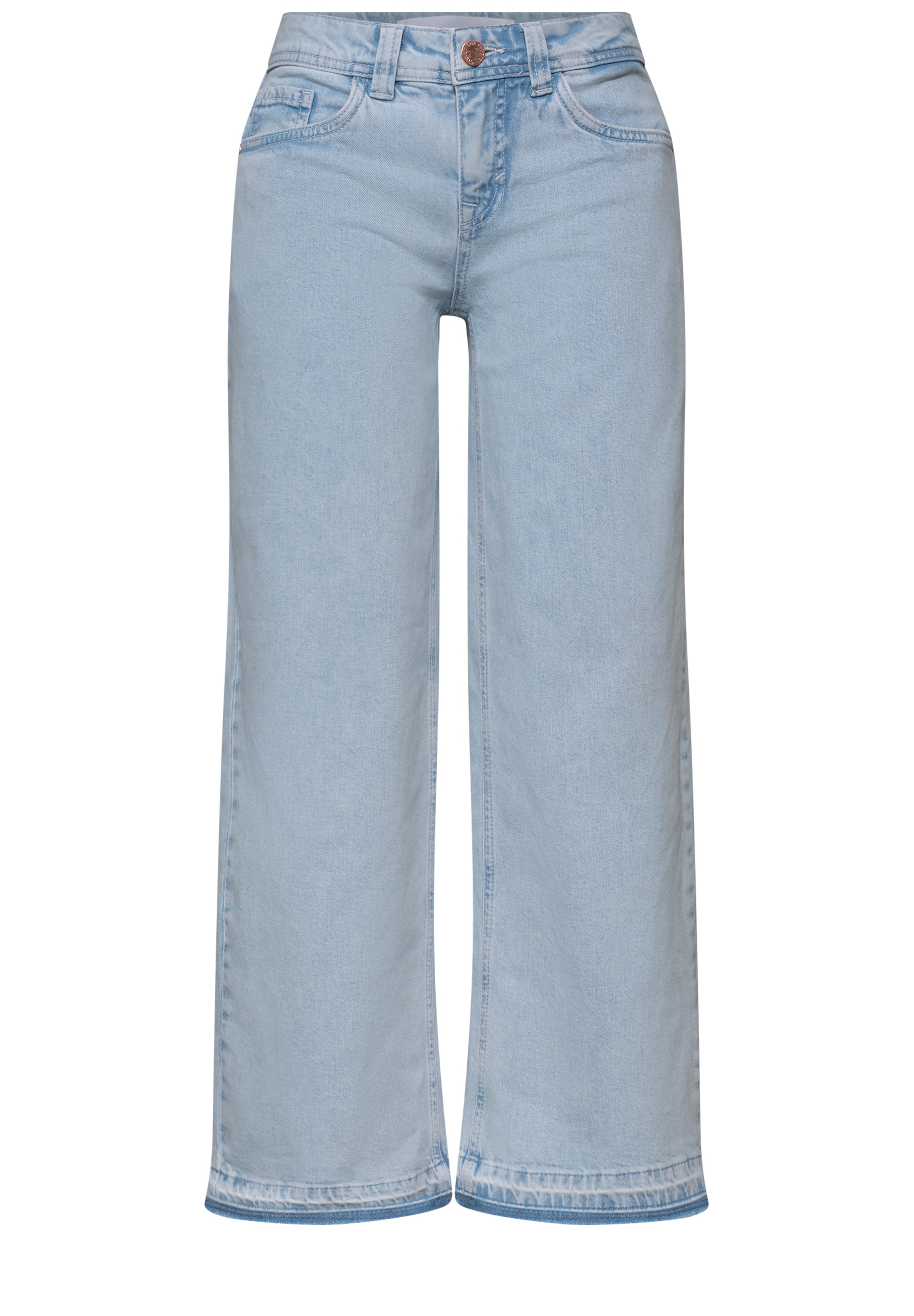 STREET ONE STUDIO Loose-fit-Jeans mit Wide Legs