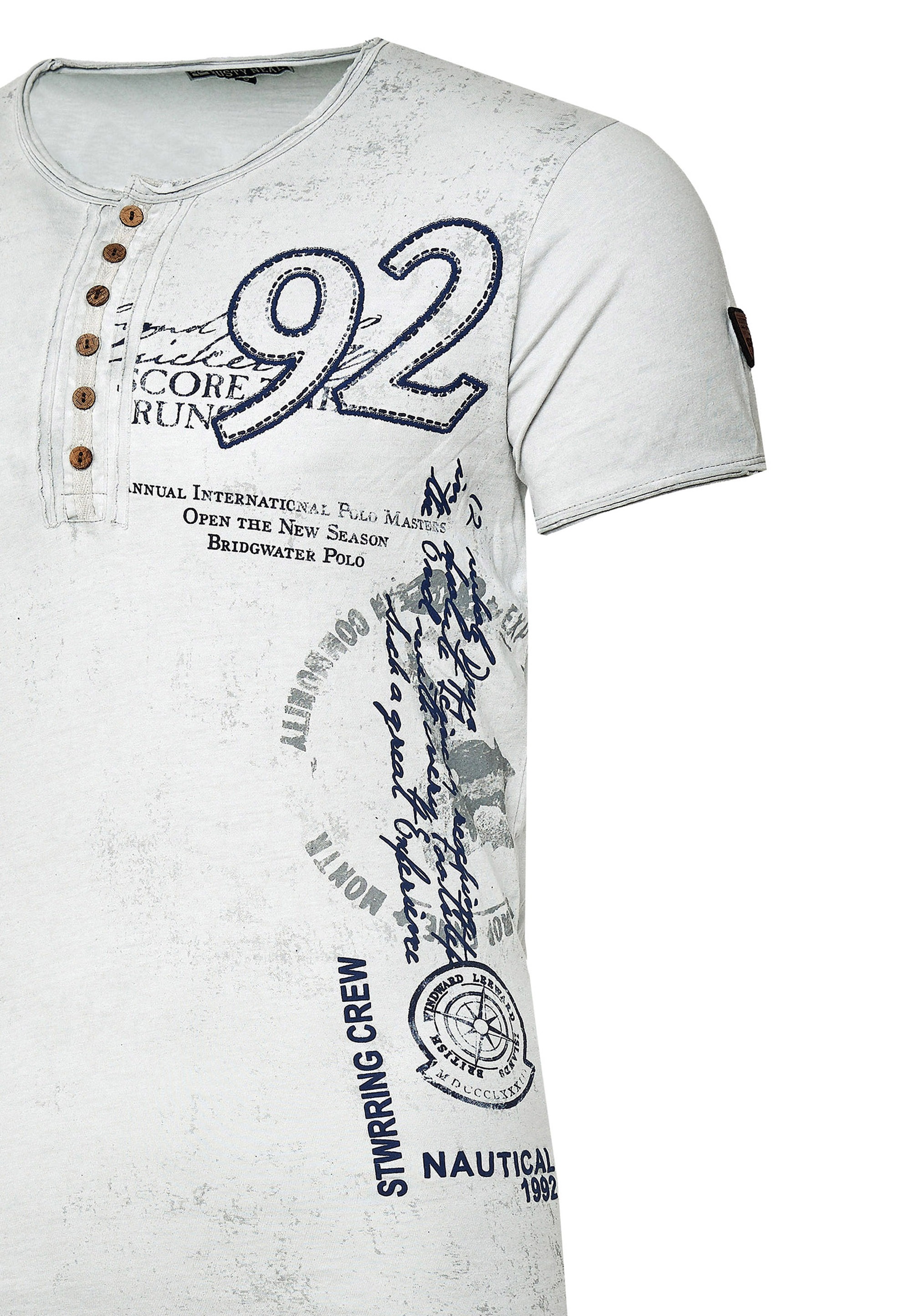 Rusty Neal T-Shirt mit seitlichem Print