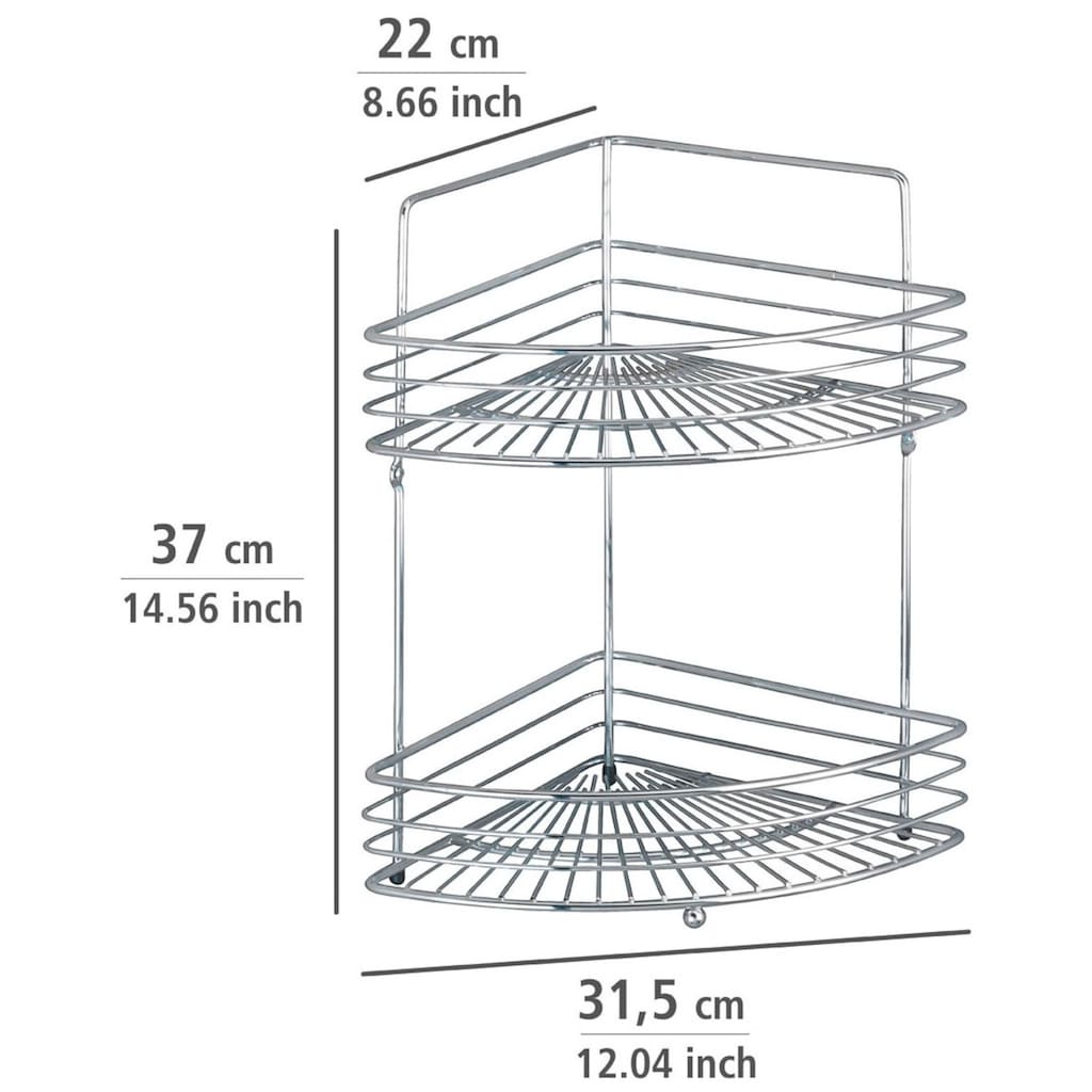 WENKO Eckregal »Milano«, 2 Ablageflächen