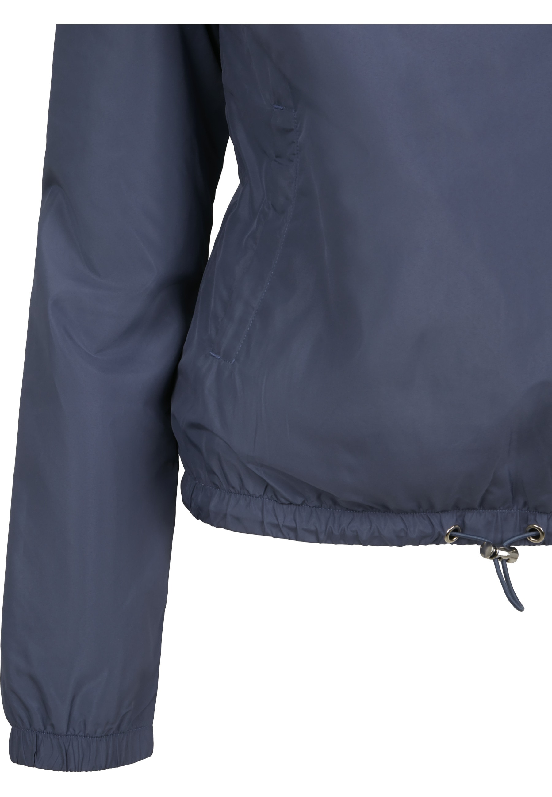 URBAN CLASSICS Allwetterjacke »Urban Classics Damen Ladies Basic Pull Over Jacket« 1 Stk. tlg. mit Kapuze